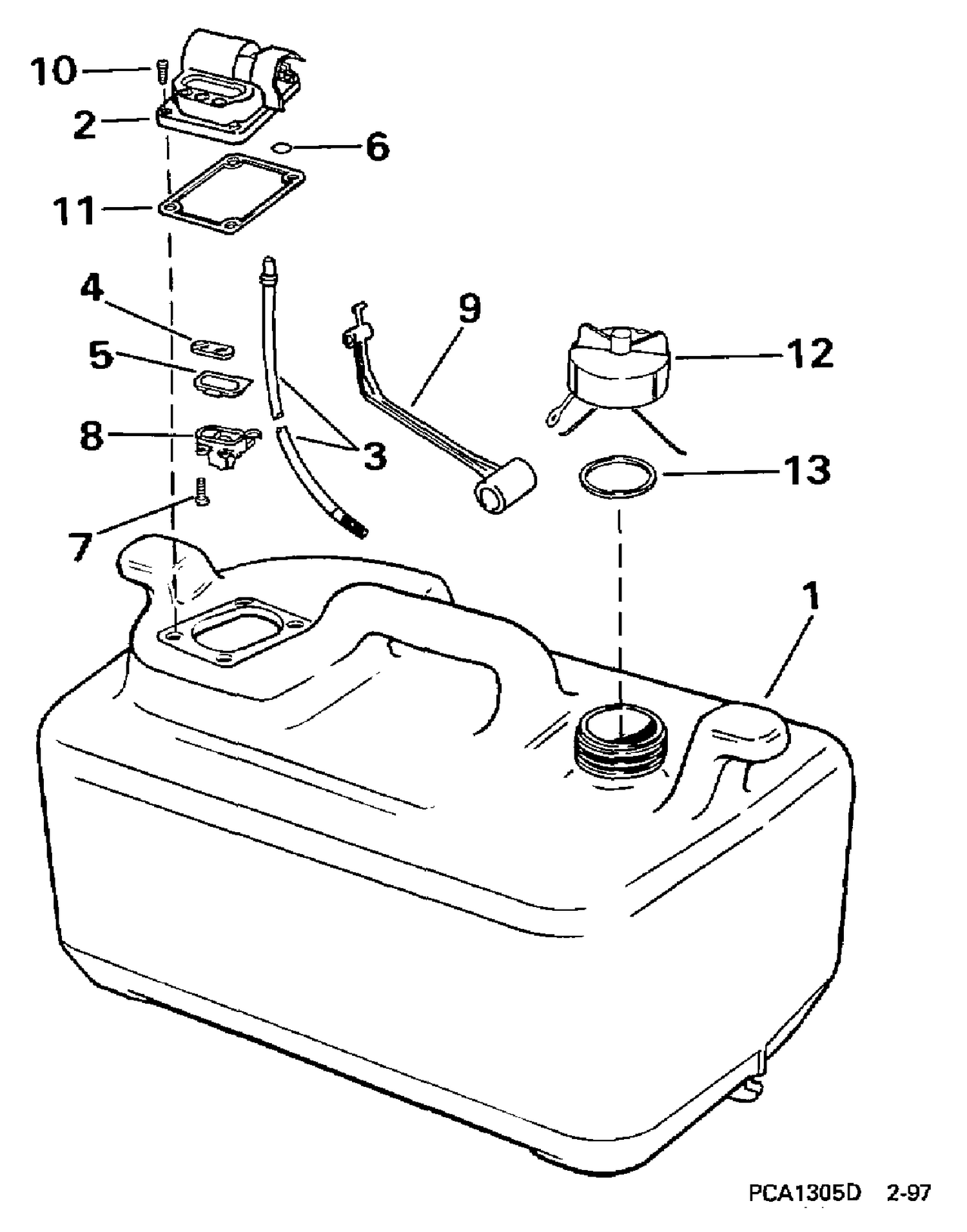 FUEL TANK - 6 GALLON