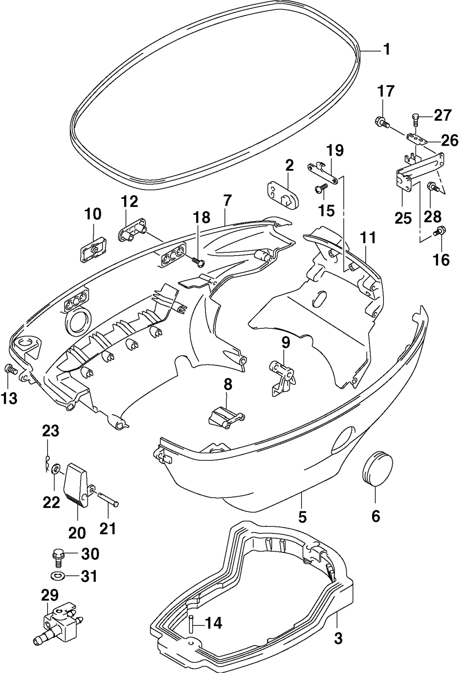 LOWER ENGINE COVER