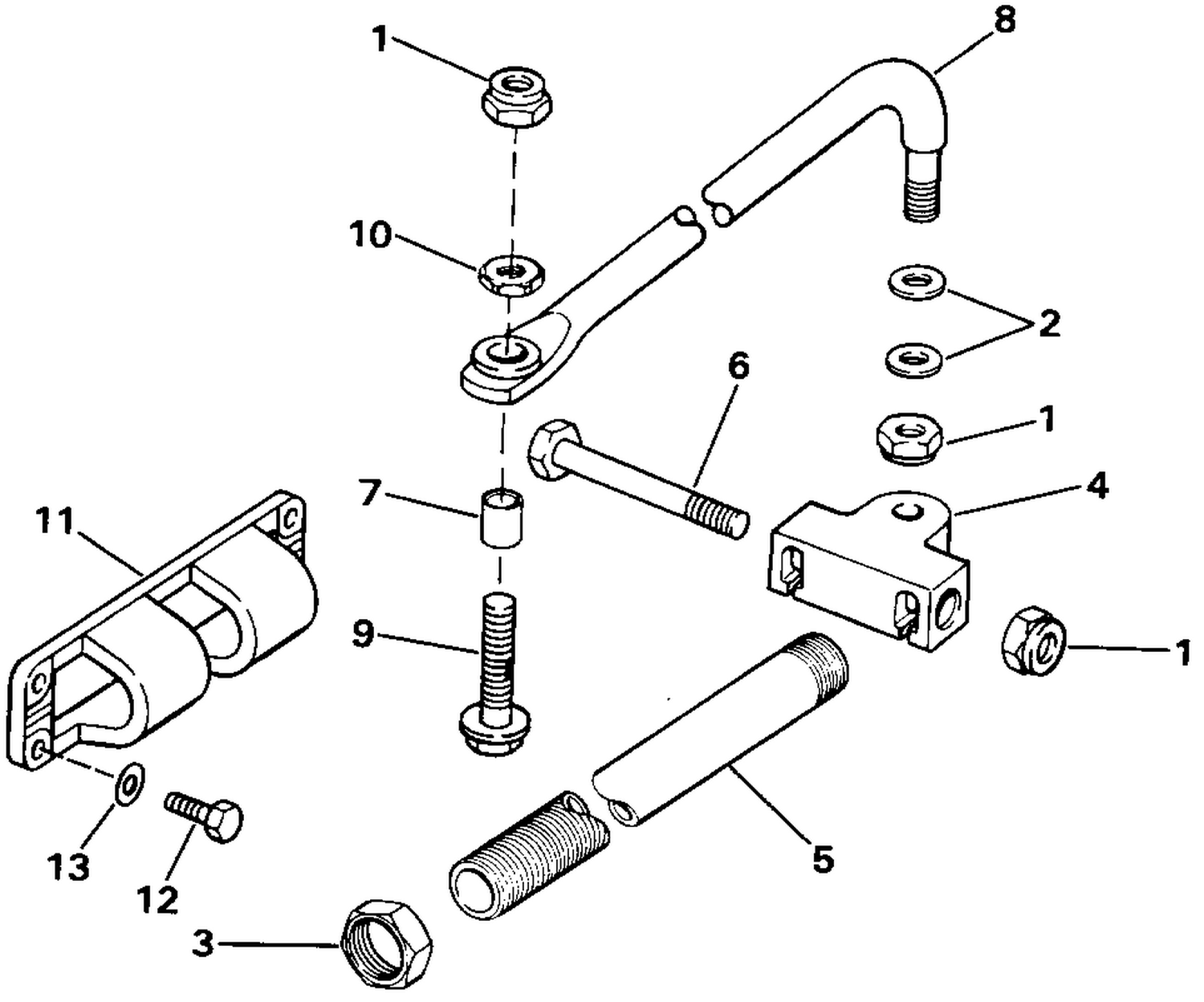 DUAL CABLE STEERING CONNECTOR KIT-PARALLEL ENTRY