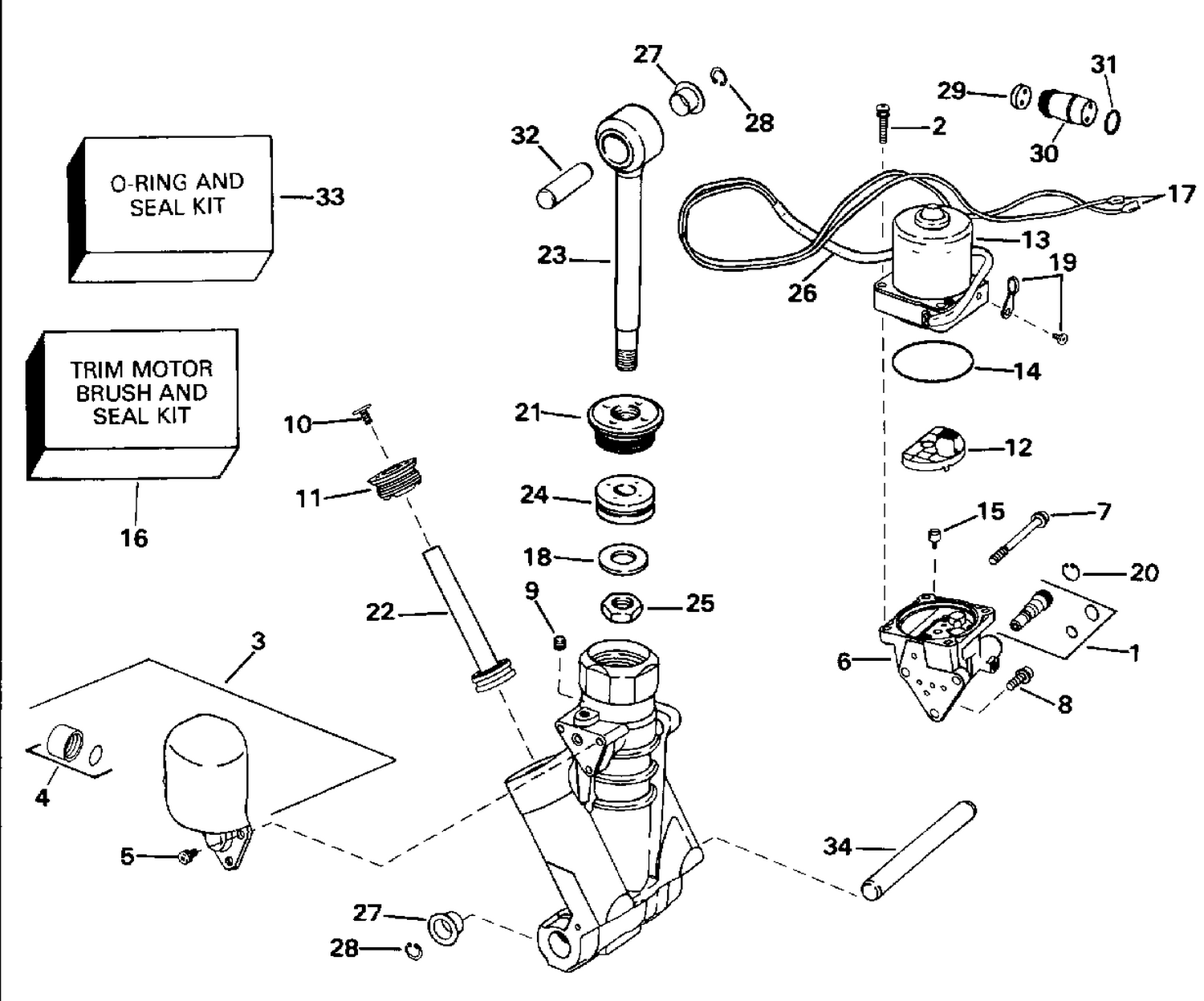 POWER TRIM/TILT HYDRAULIC ASSEMBLY