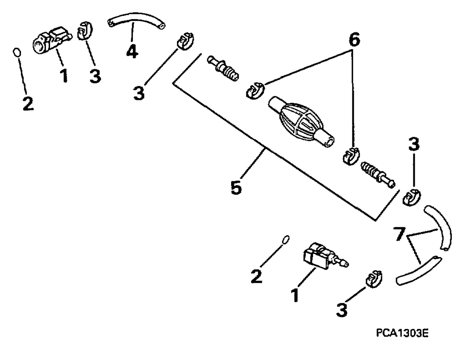 FUEL HOSE & PRIMER BULB 3/8 IN. I.D.