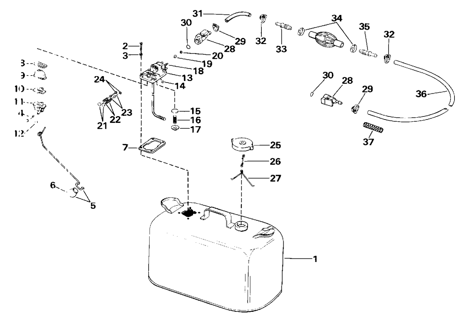 FUEL TANK WITH GAUGE