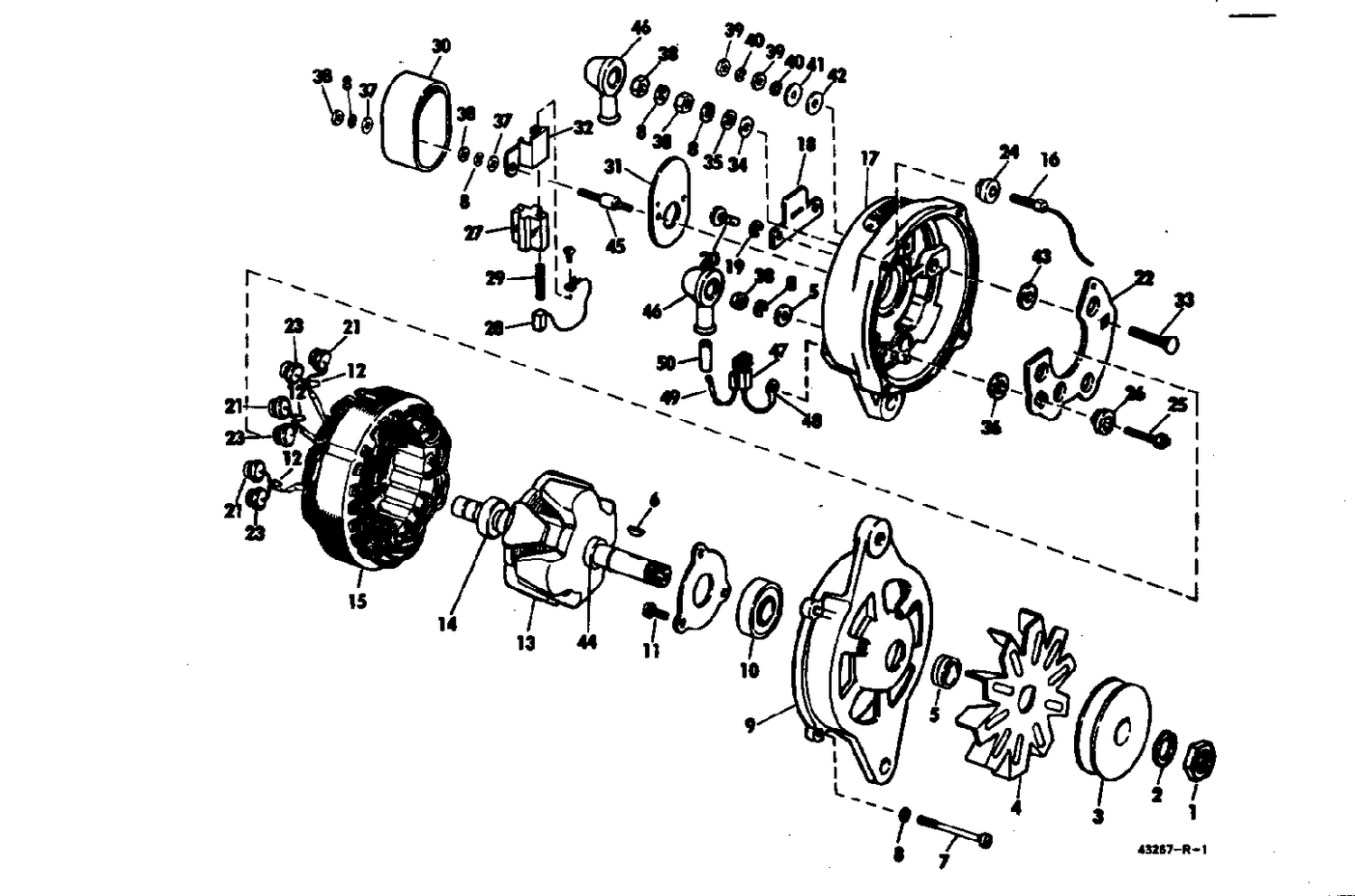 ALTERNATOR GROUP 90,120,155,215 & 235 H.P