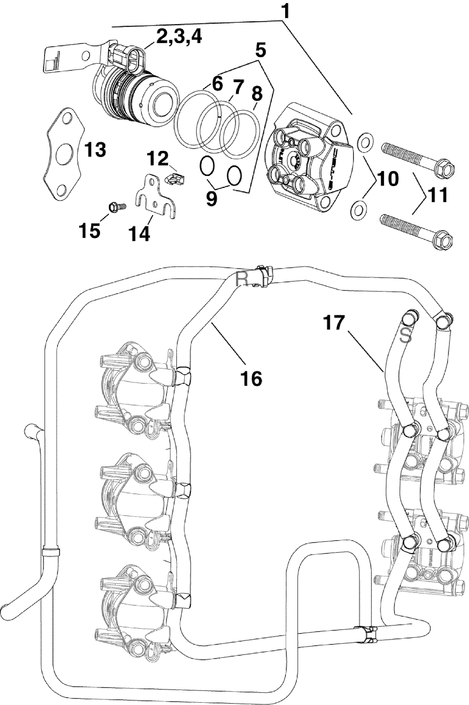 FUEL INJECTOR & RAILS