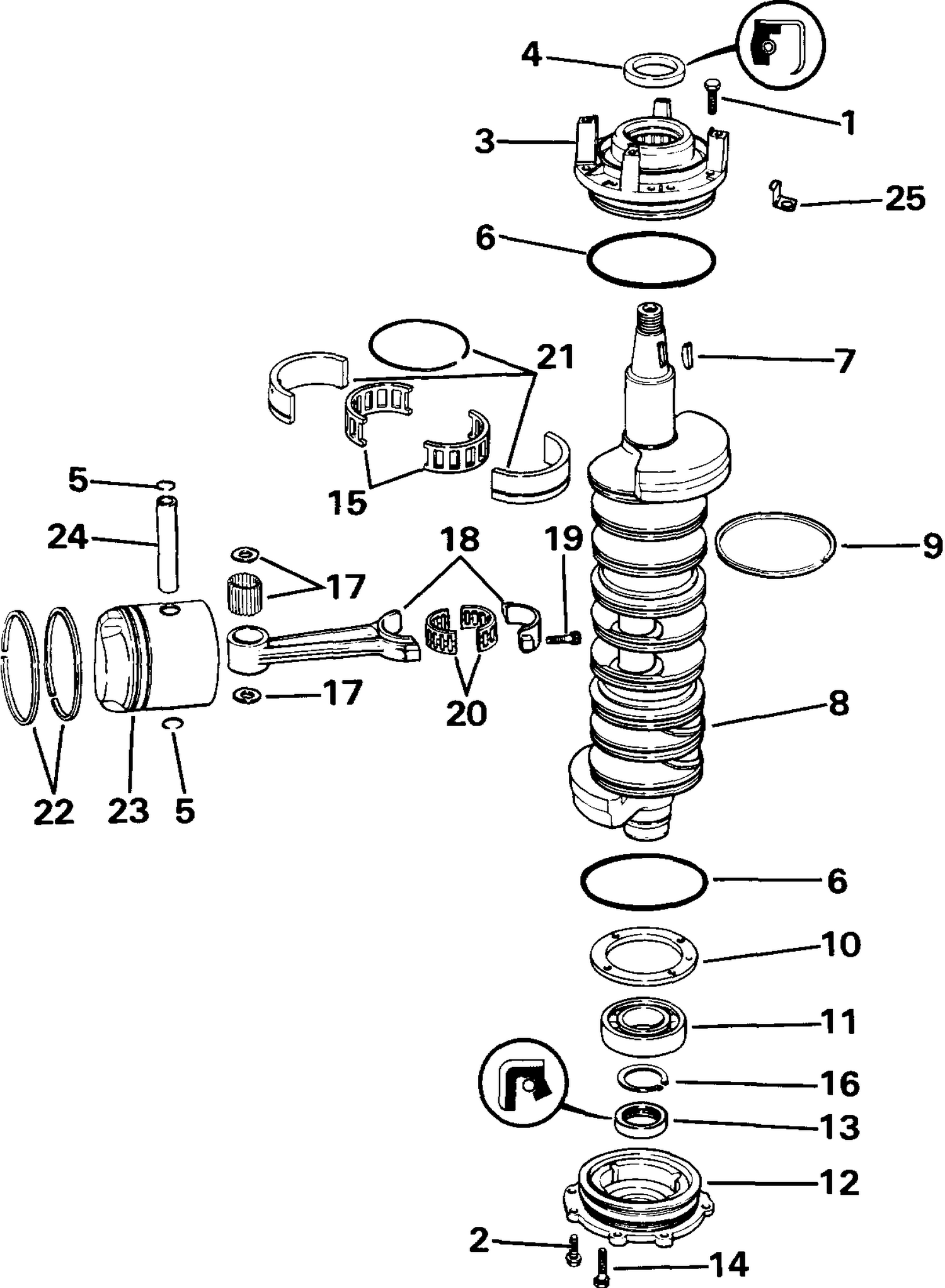 CRANKSHAFT & PISTON