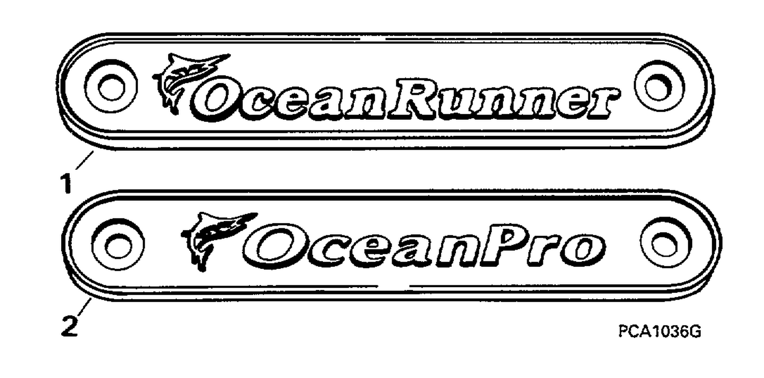 ACCESSORY TRANSOM PLATE -- OPTIONAL
