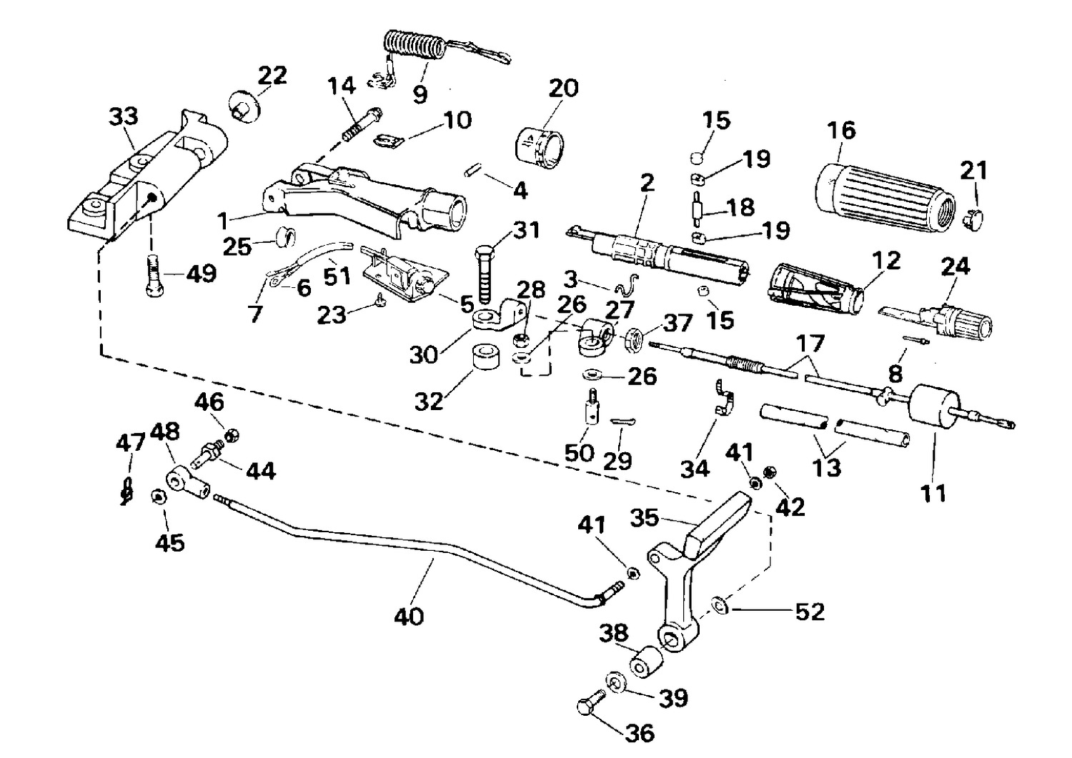 STEERING AND SHIFT HANDLE