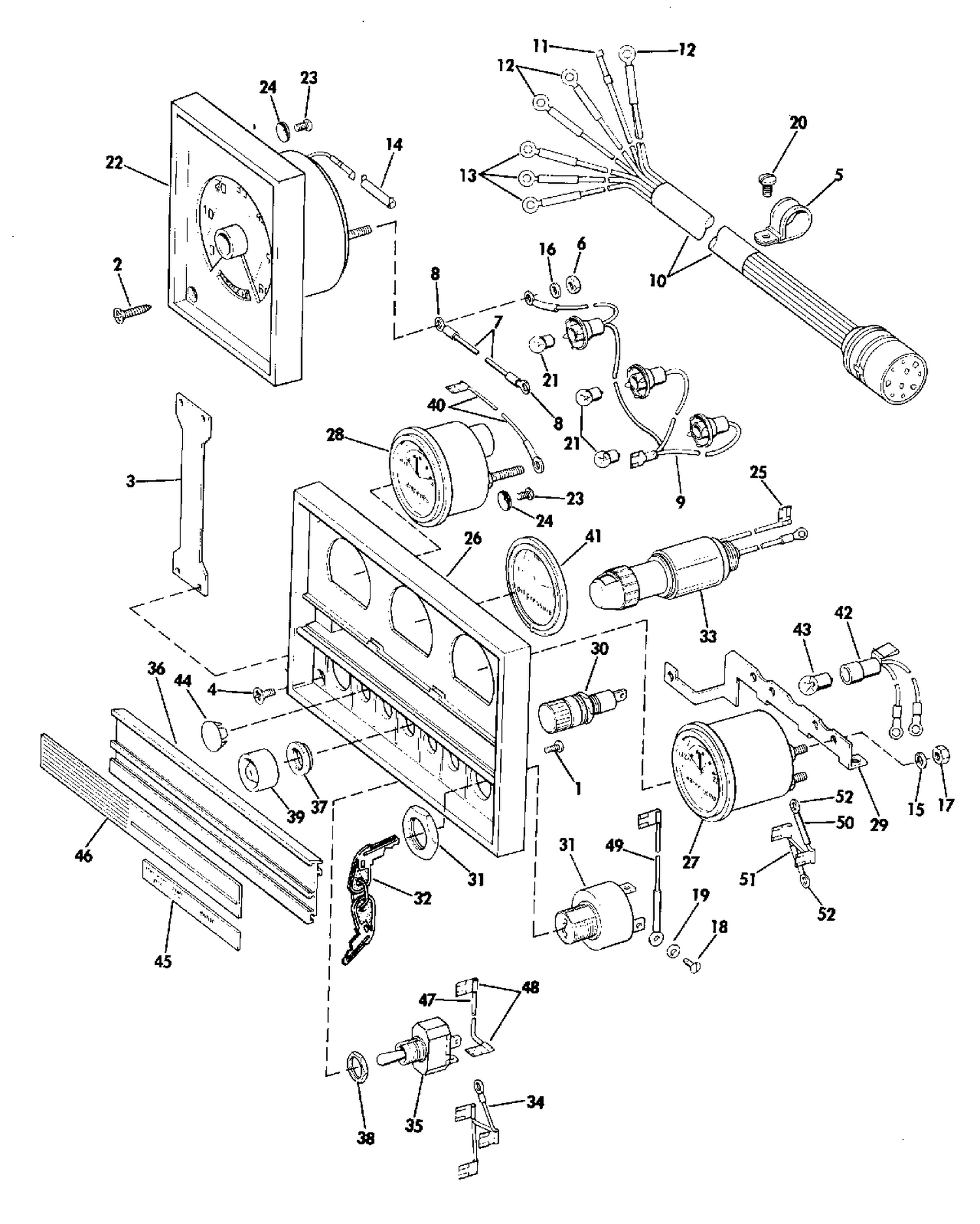 INSTRUMENT AND PANEL ASSEMBLY OPTIONAL ITEM-ALL MODELS