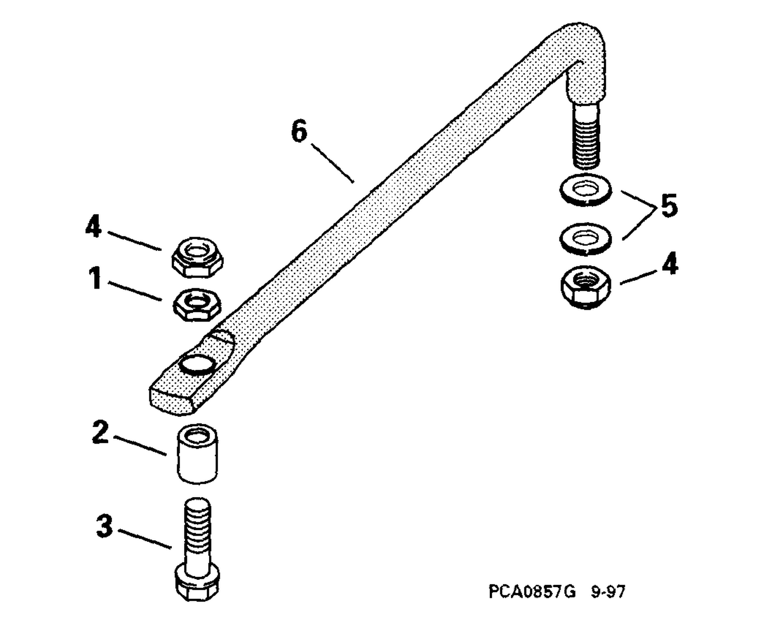 STEERING CONNECTOR KIT -- 65 W/O POWER TRIM & TILT
