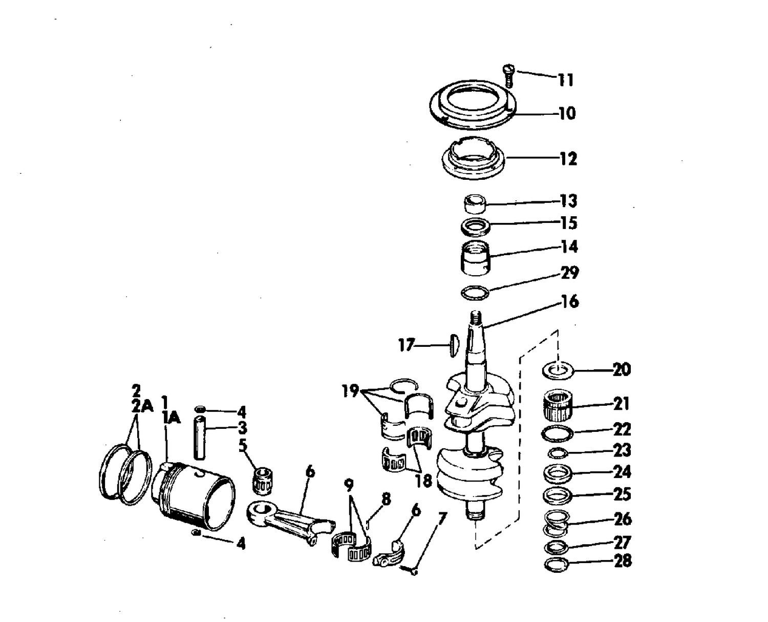 CRANKSHAFT & PISTON