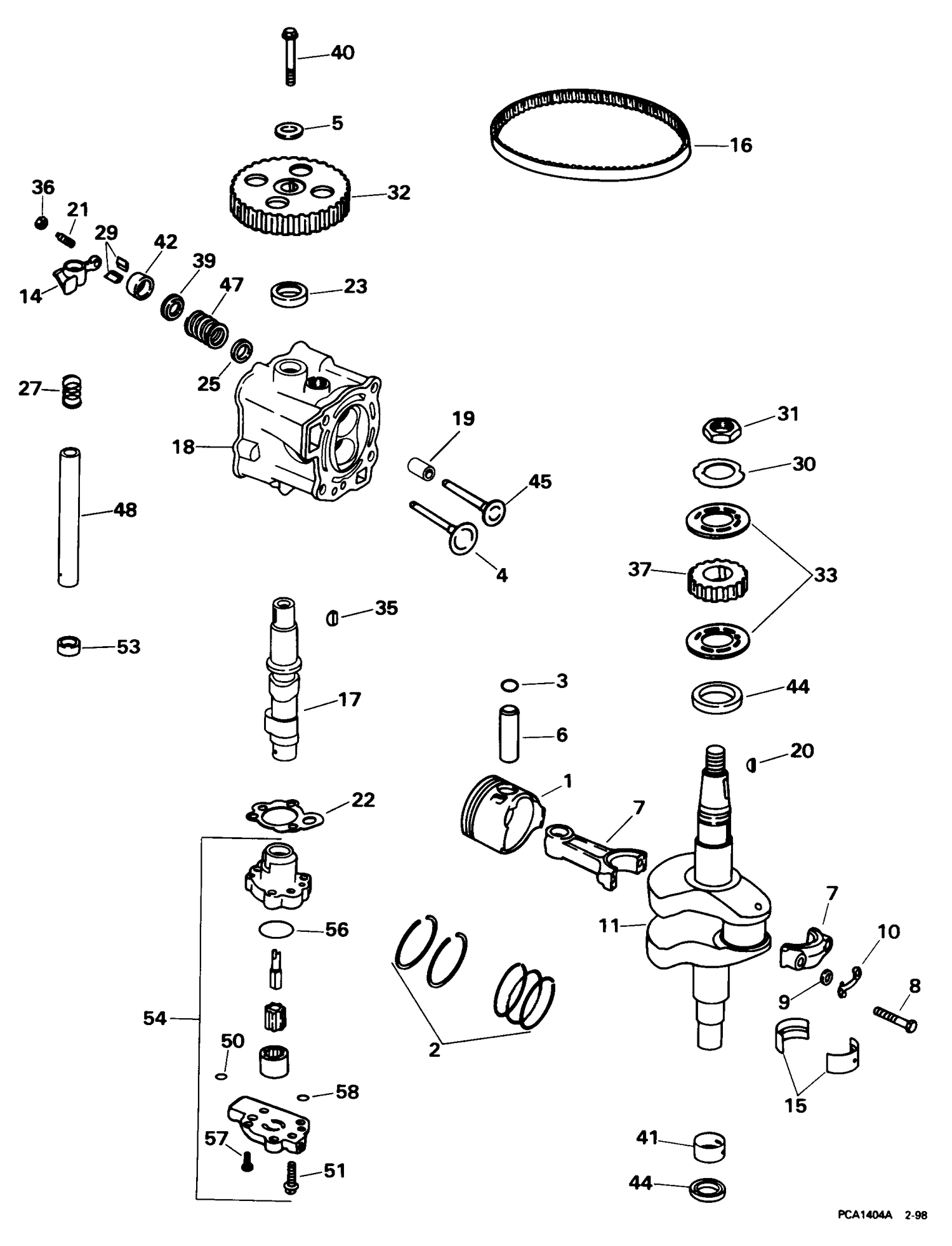 CYLINDER HEAD & CRANKSHAFT