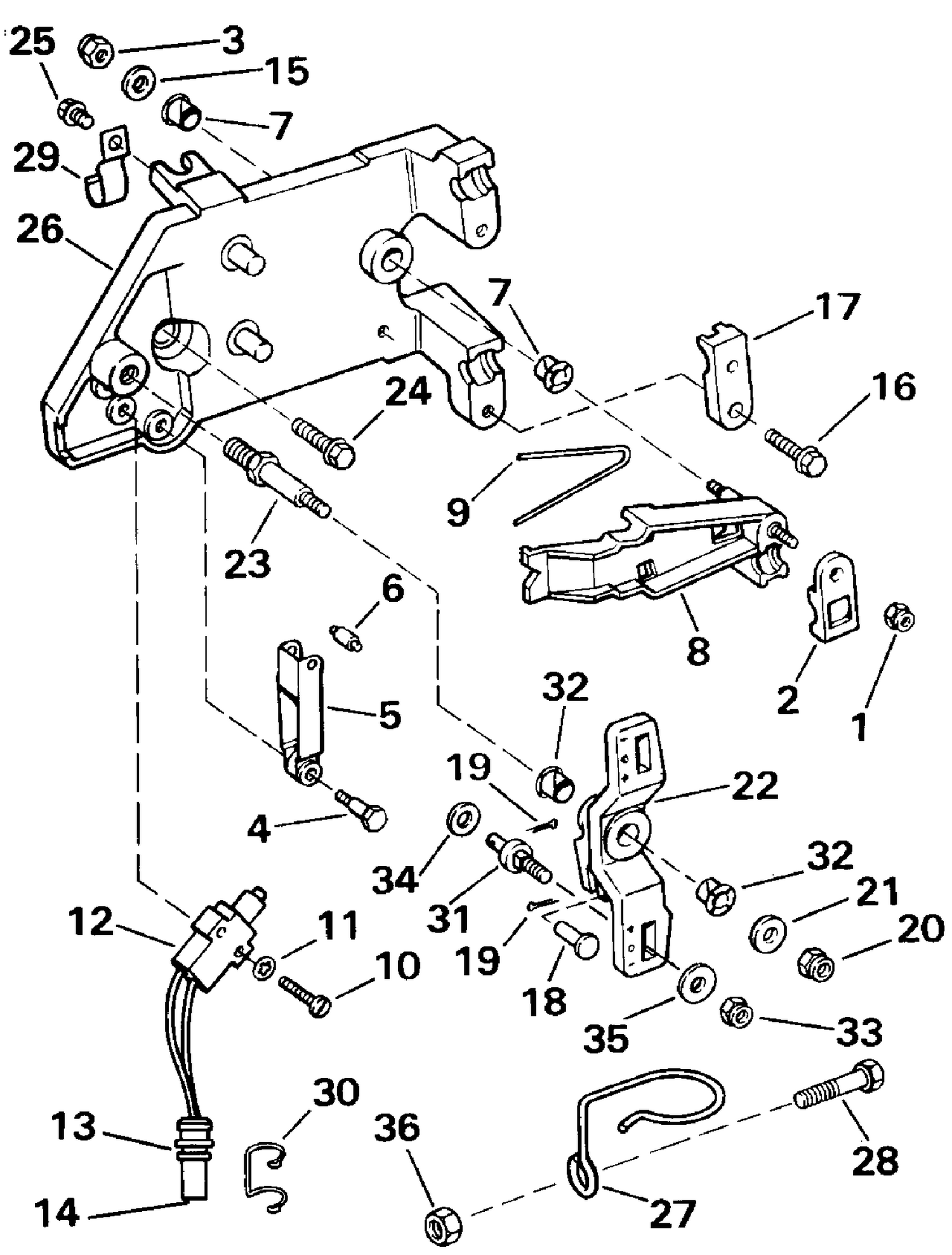 SHIFT LEVER & INTERRUPTER