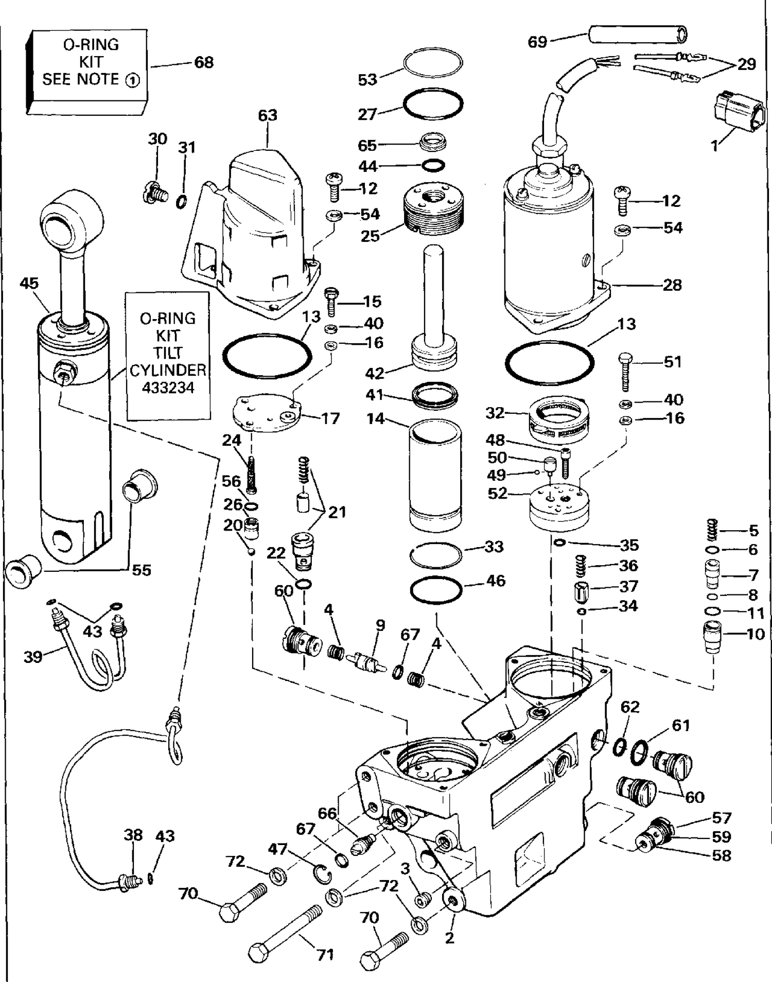 POWER TRIM/TILT HYDRAULIC ASSEMBLY