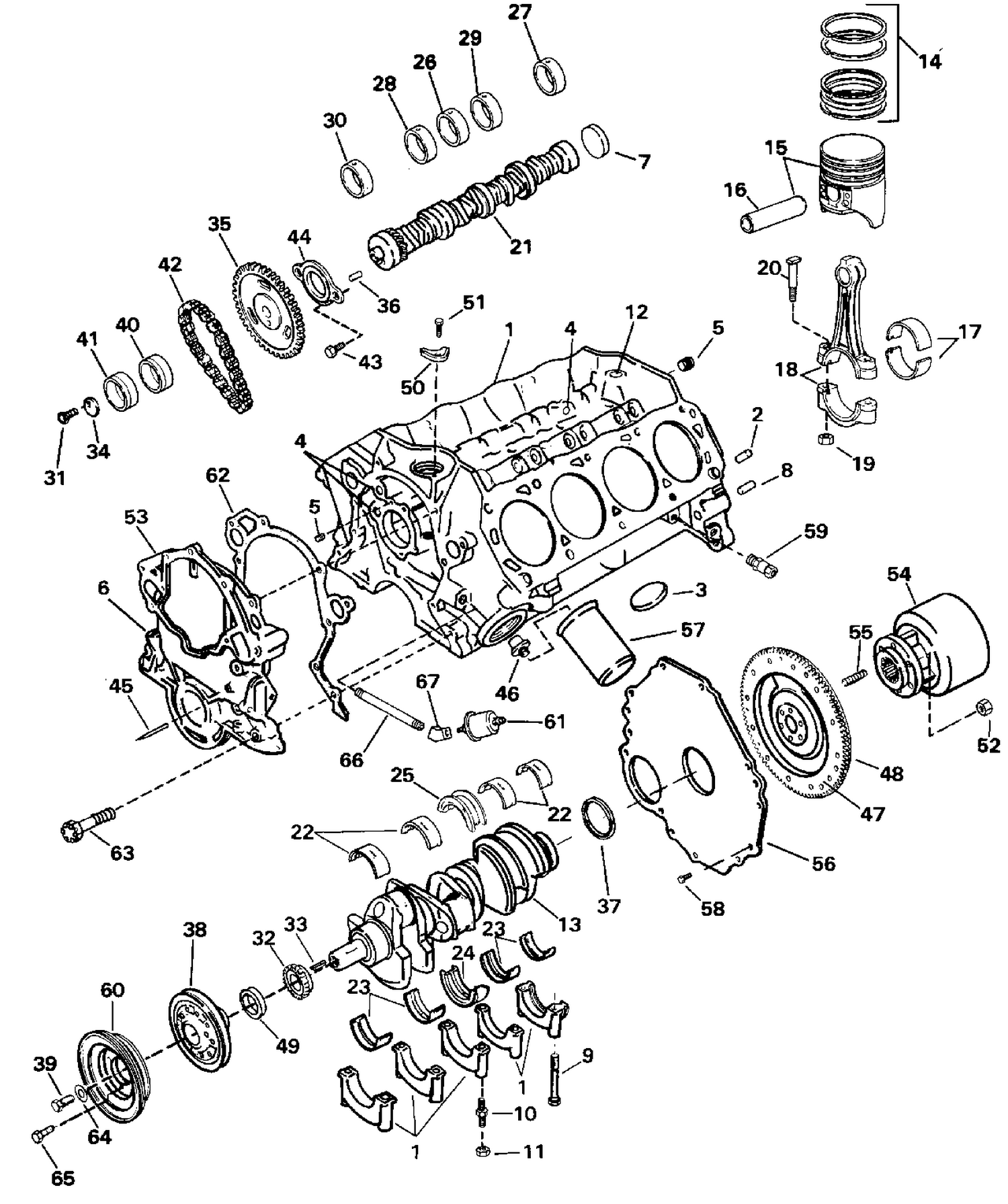 CRANKCASE - 5.0 LITRE