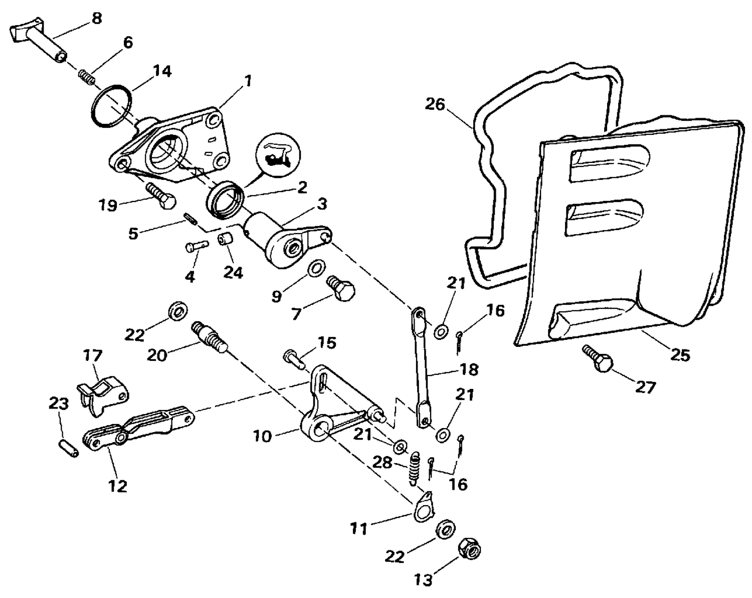 SHIFT - UPPER GEAR HOUSING