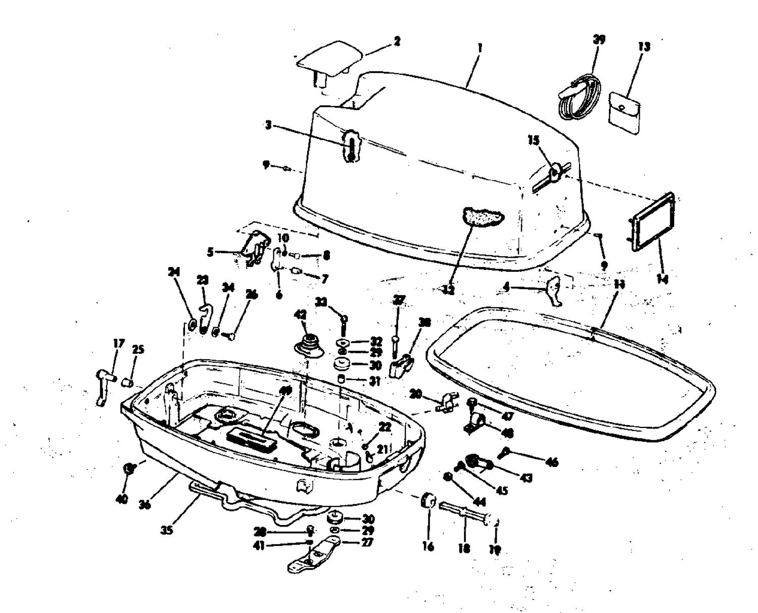MOTOR COVER - JOHNSON