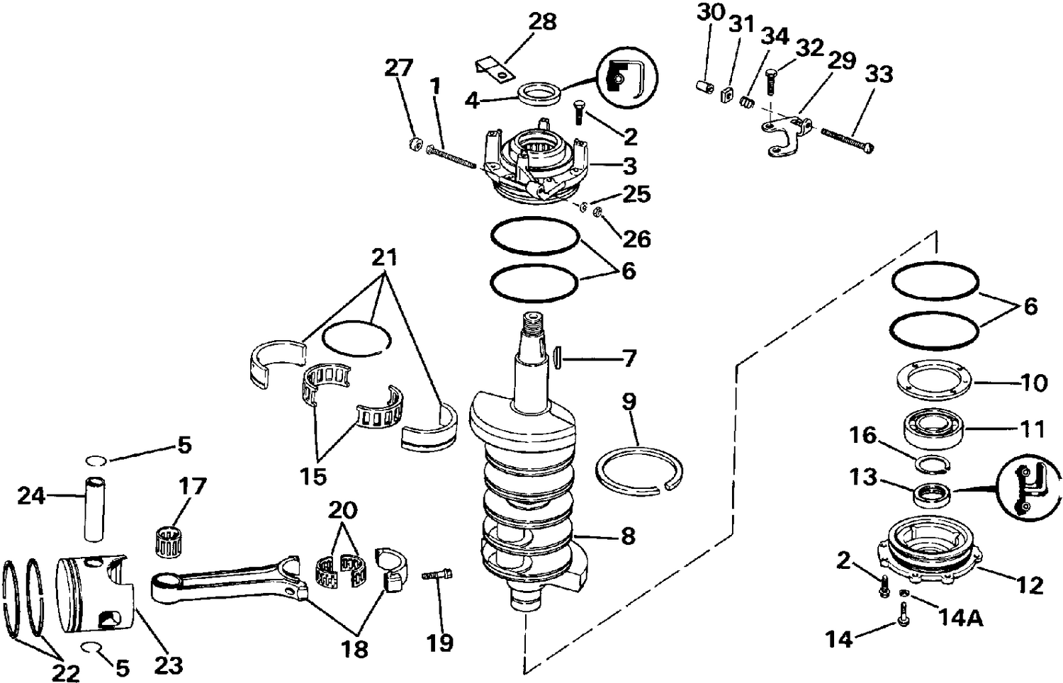 CRANKSHAFT & PISTON