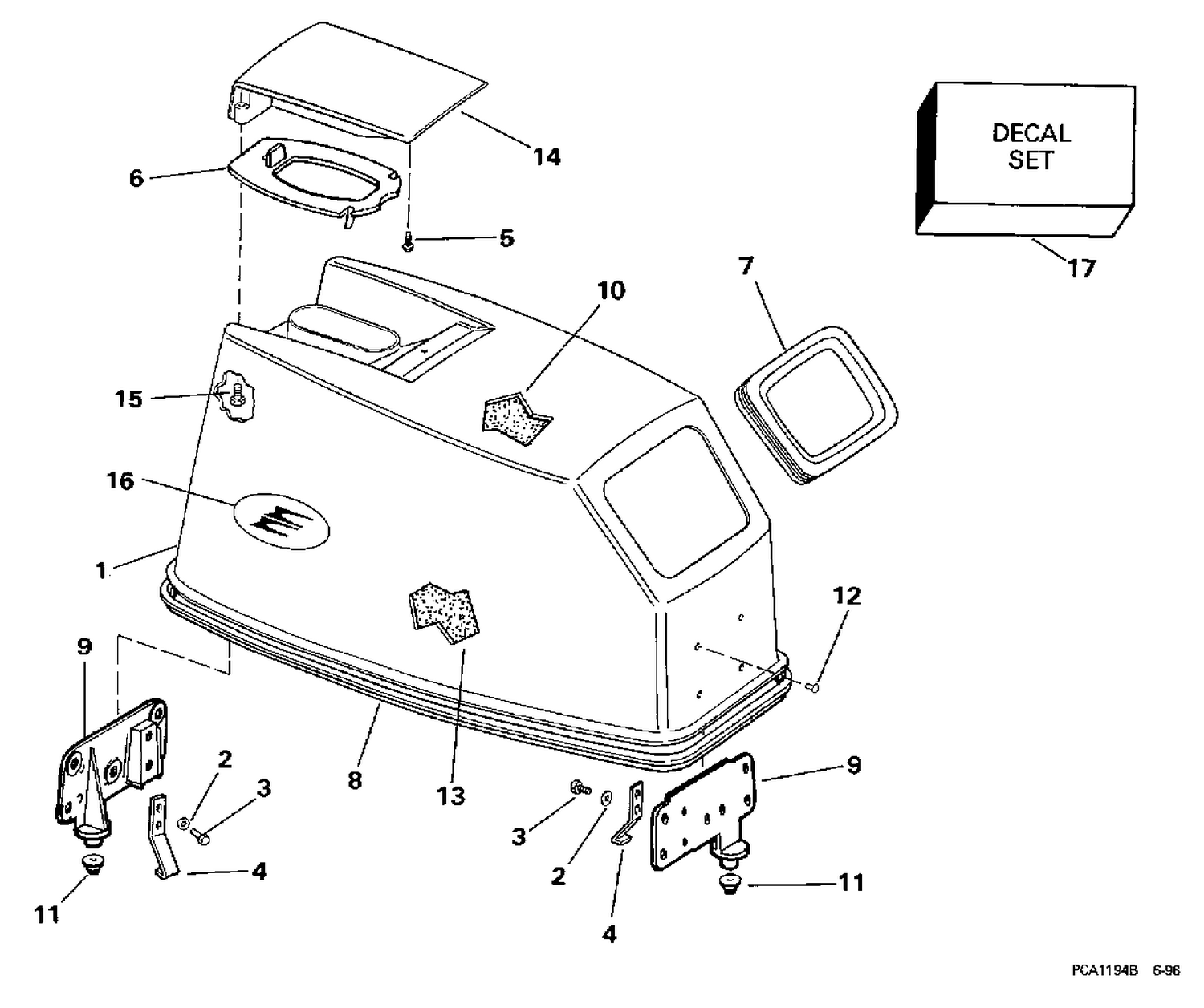 ENGINE COVER - EVINRUDE