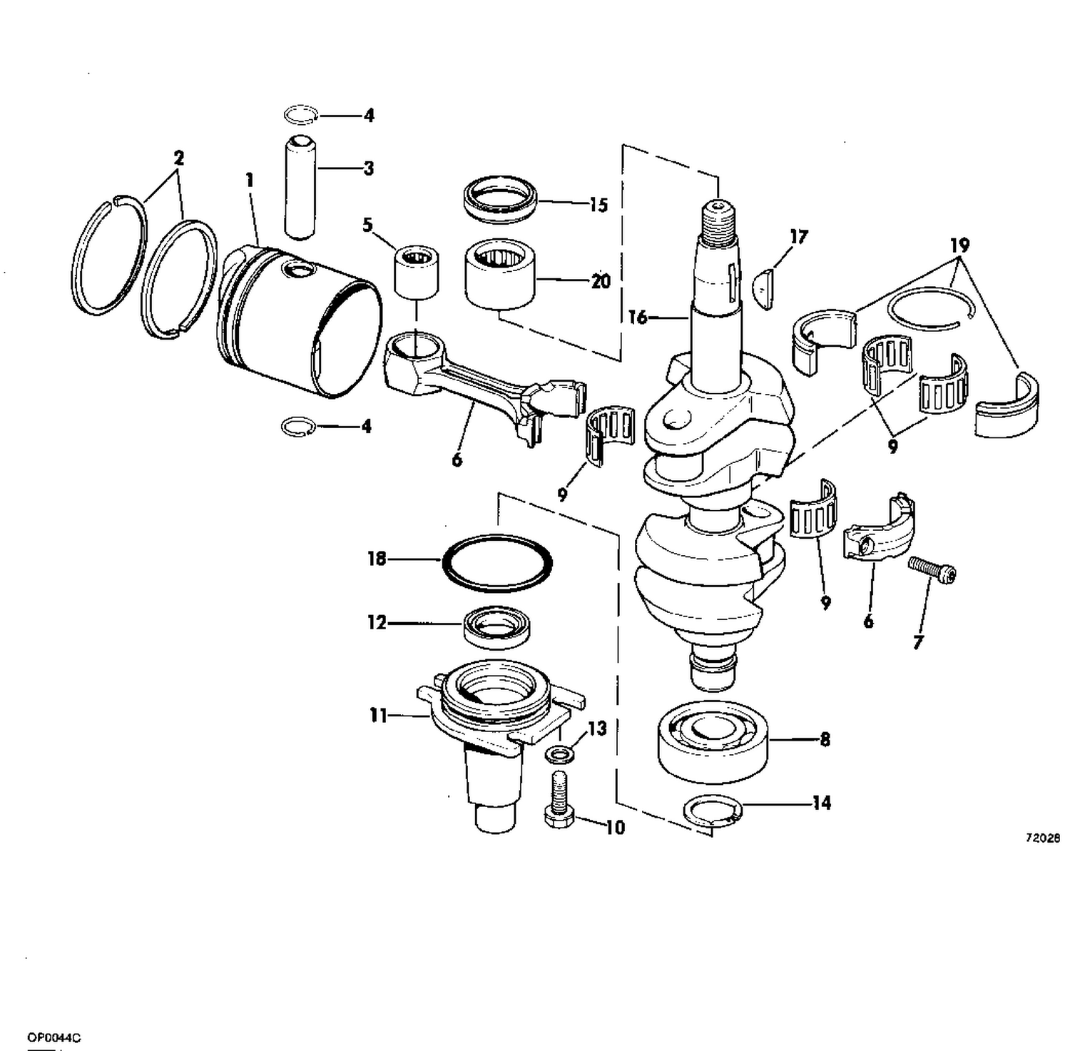 CRANKSHAFT & PISTON