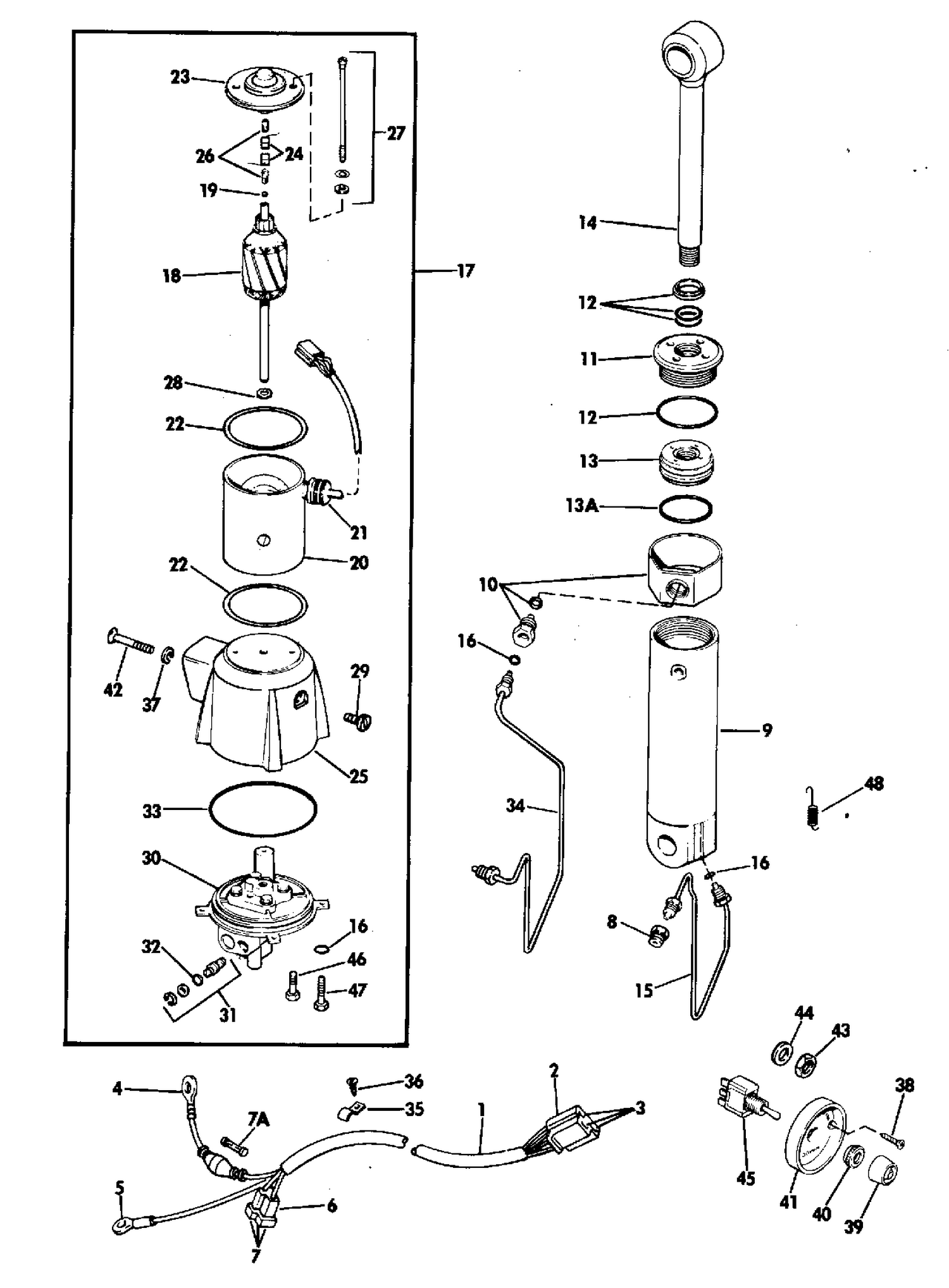 POWER TILT KIT ASSEMBLY 70-140