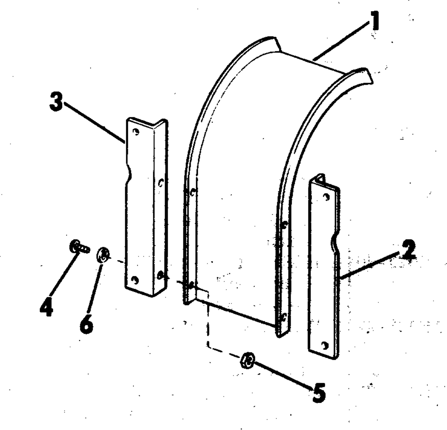 TOTE BRACKET ASSEMBLY 2 HP