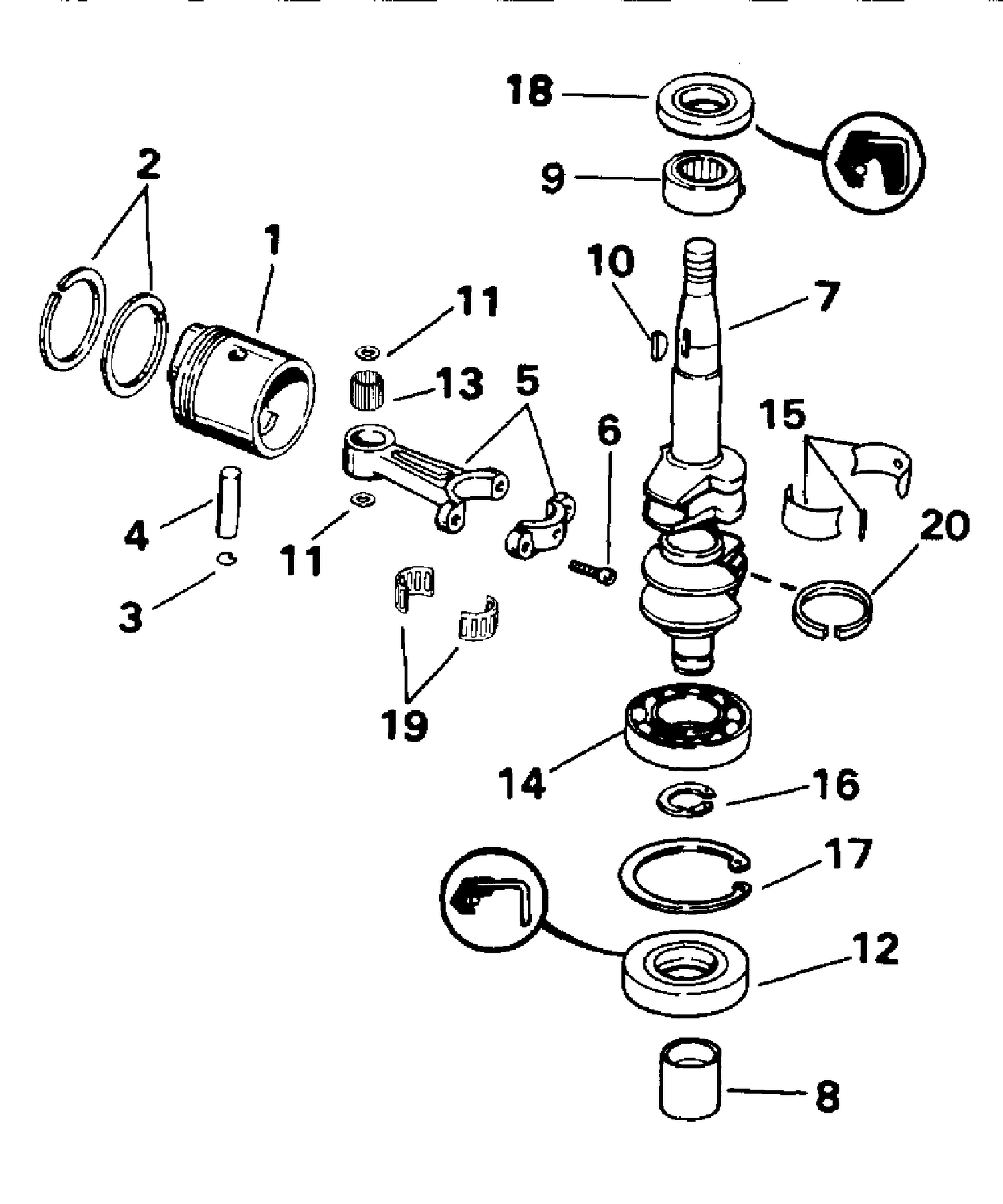 CRANKSHAFT & PISTON