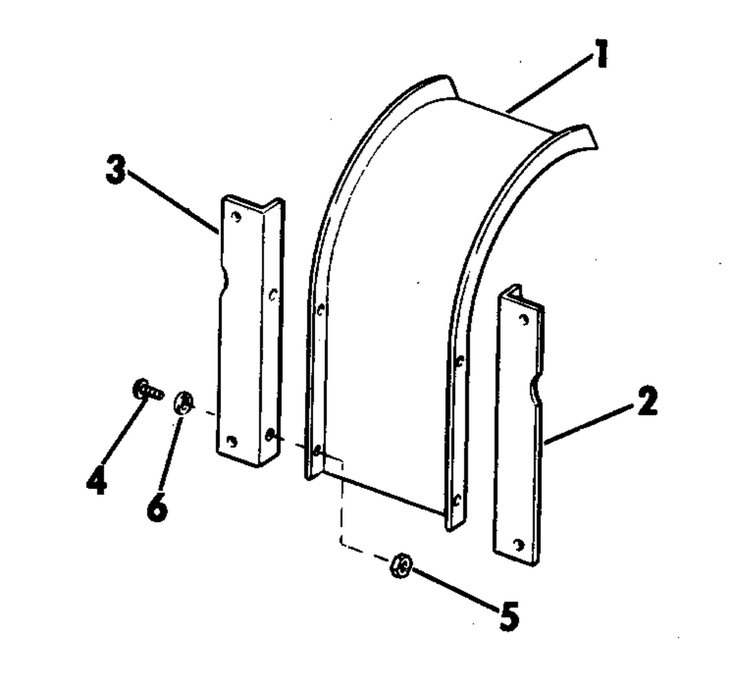 TOTE BRACKET ASSEMBLY 2 HP