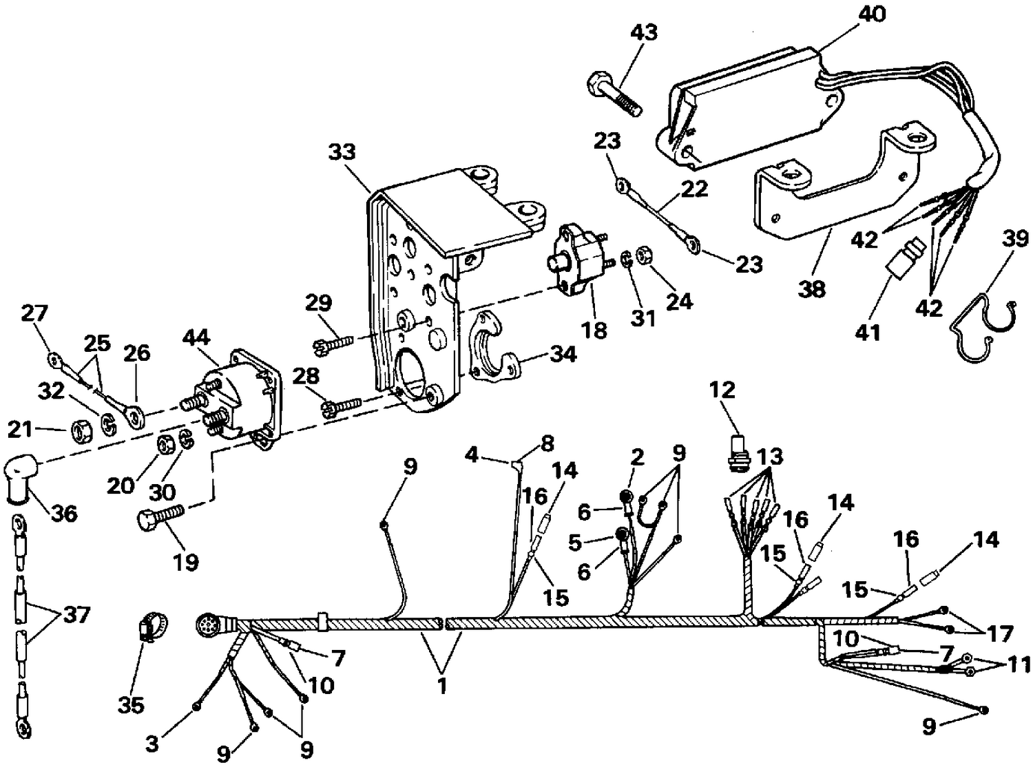 ENGINE WIRE & SHIFT MODULE