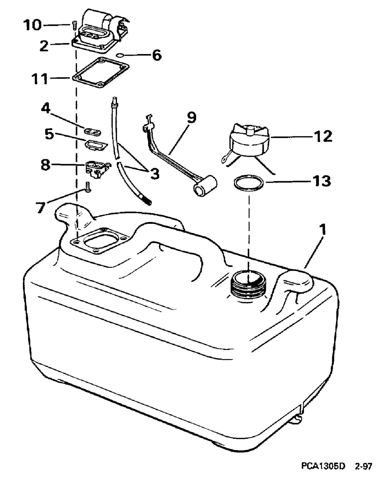 FUEL TANK -- 6 GALLON