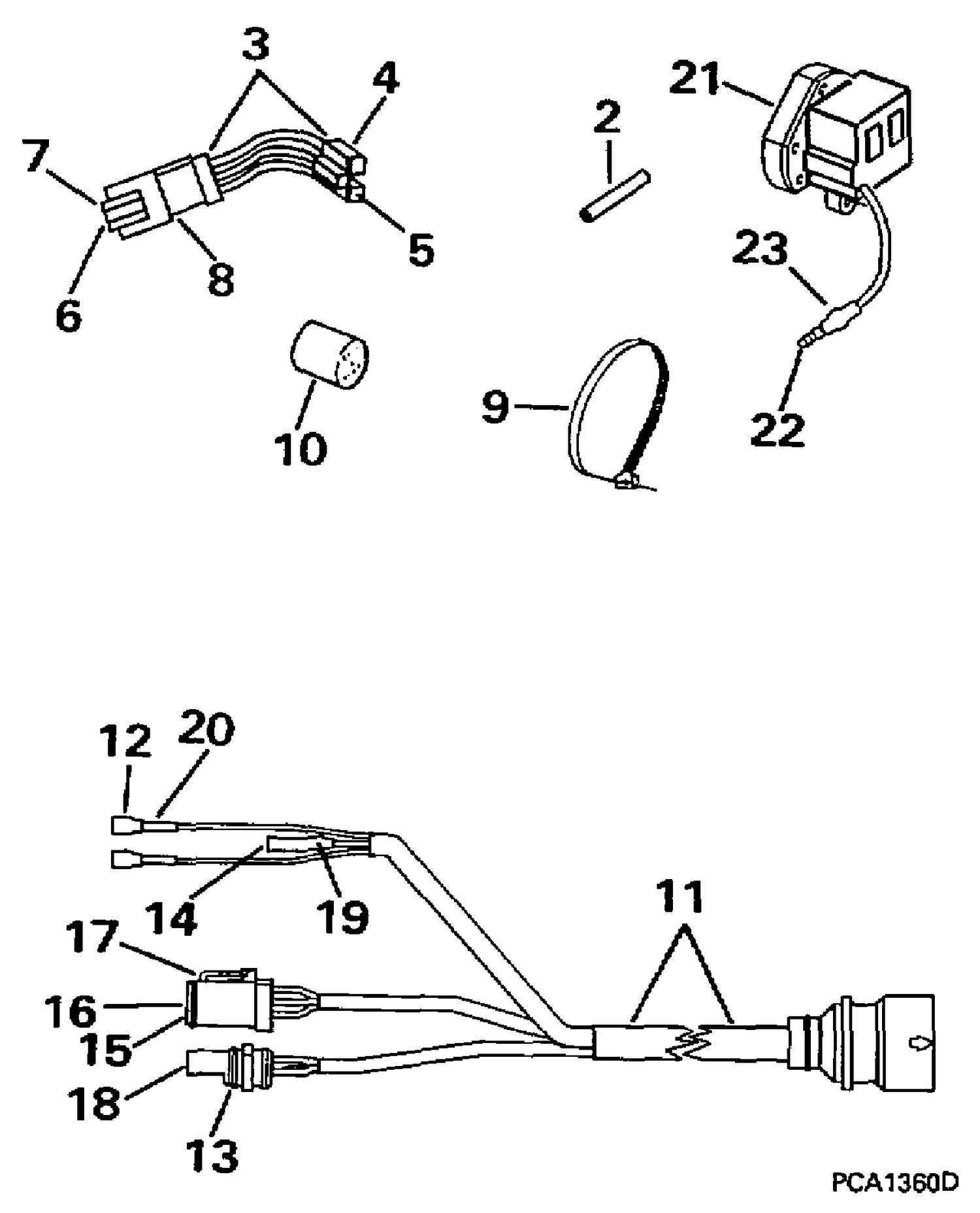 CABLE ADAPTER KIT - 97 CONTROL TO 95 ENGINE