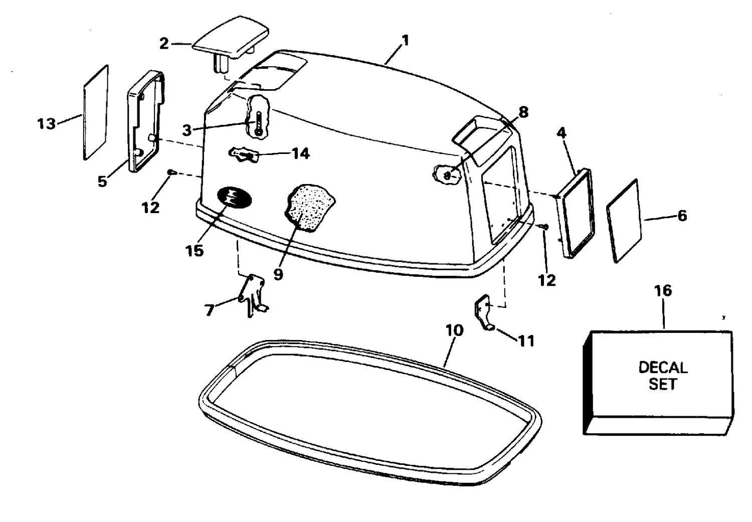 ENGINE COVER - EVINRUDE