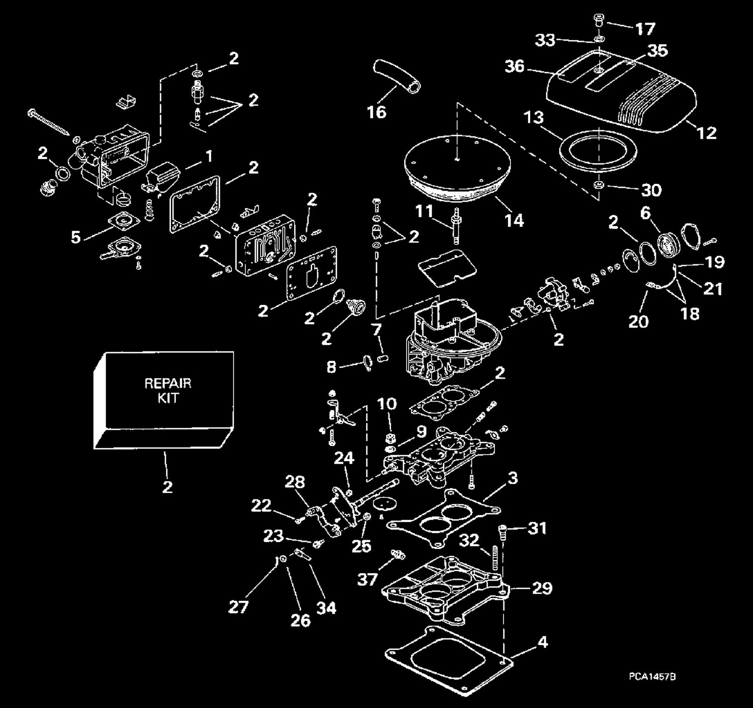 CARBURETOR -- 2V MODELS