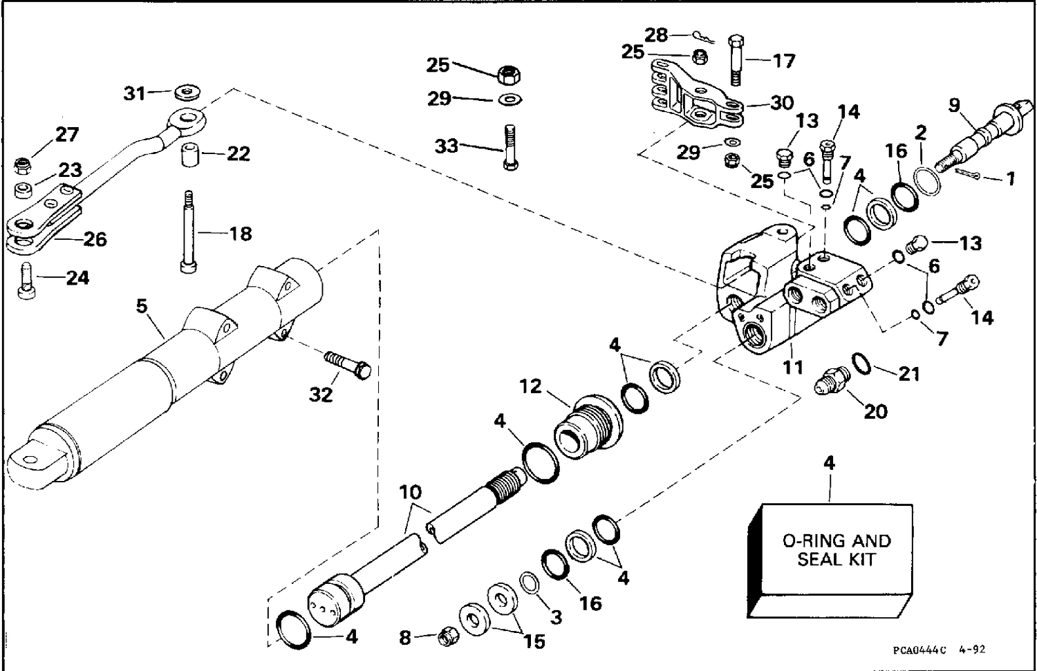 CYLINDER & VALVE ASSEMBLY