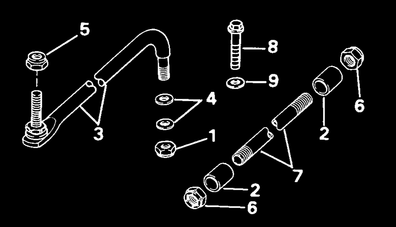 TILT TUBE STEERING KIT -- 9.9, 15