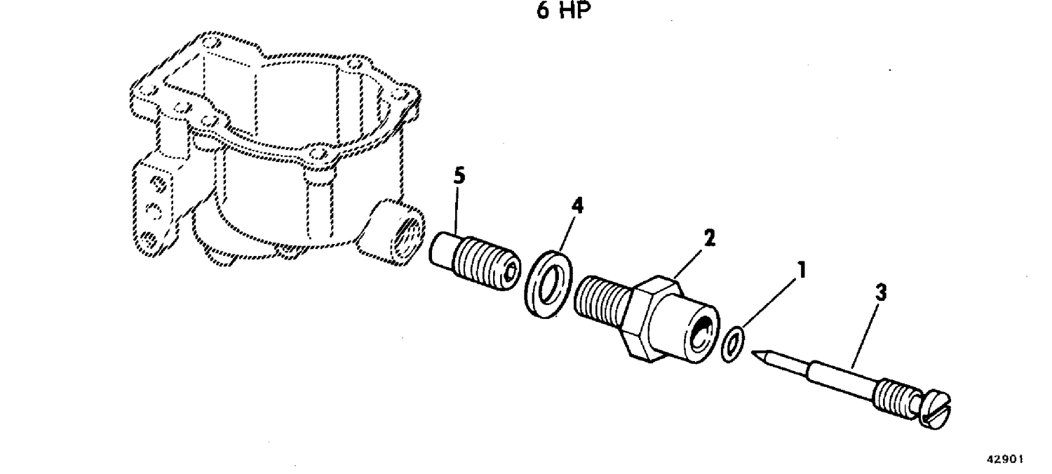 ADJUSTABLE HIGH-SPEED NEEDLE VALVE KIT 6 H.P.