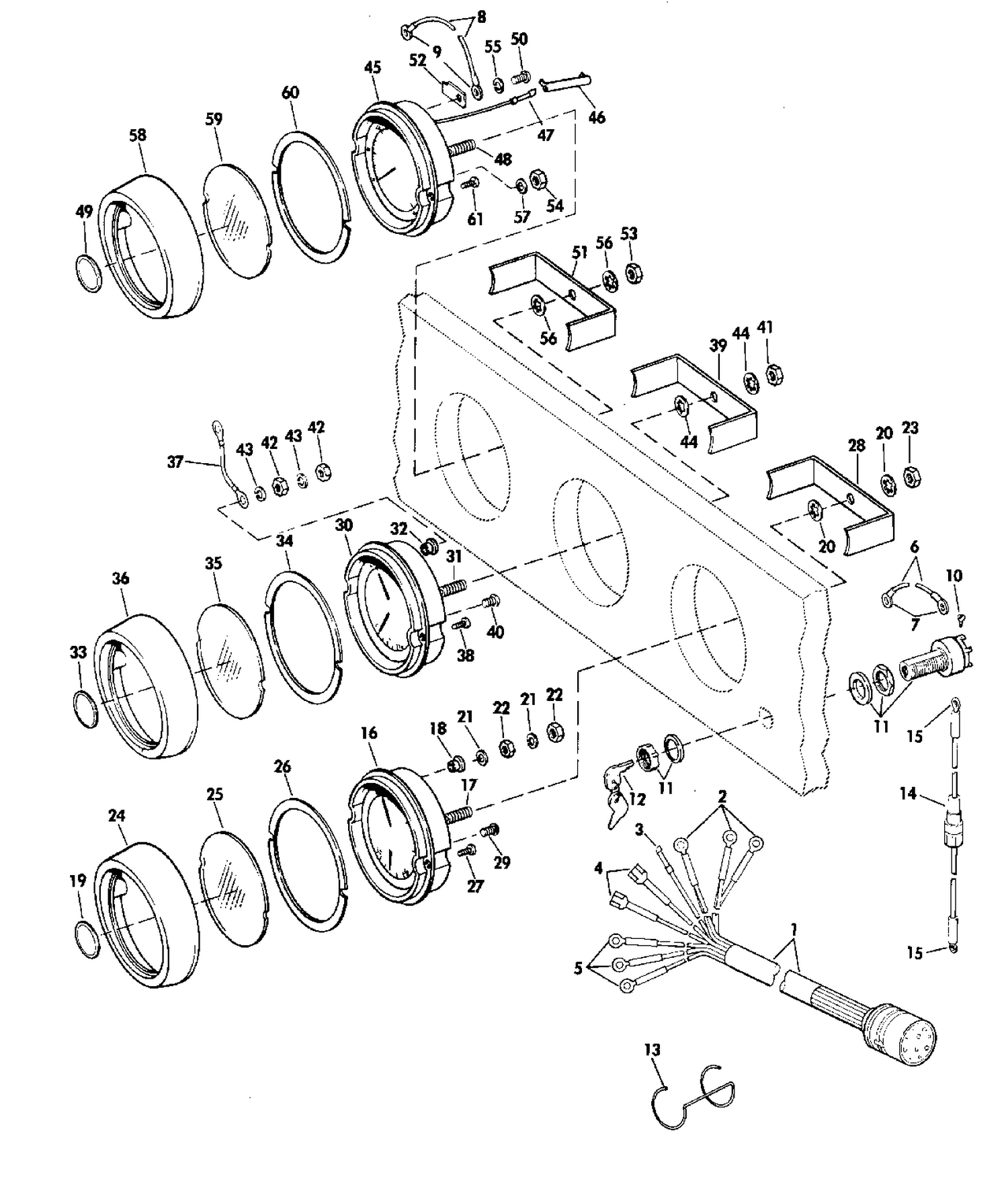 INSTRUMENT KIT ASSEMBLY-SUN SHIELDED OPTIONAL ITEM-ALL MODEL