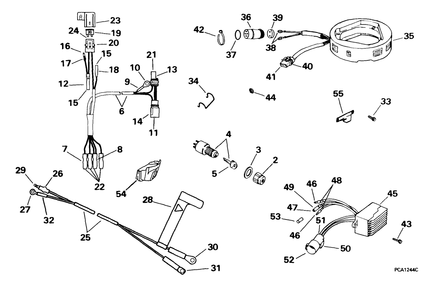 BATTERY CHARGE KIT -- 25, 35 (3-CYLINDER)