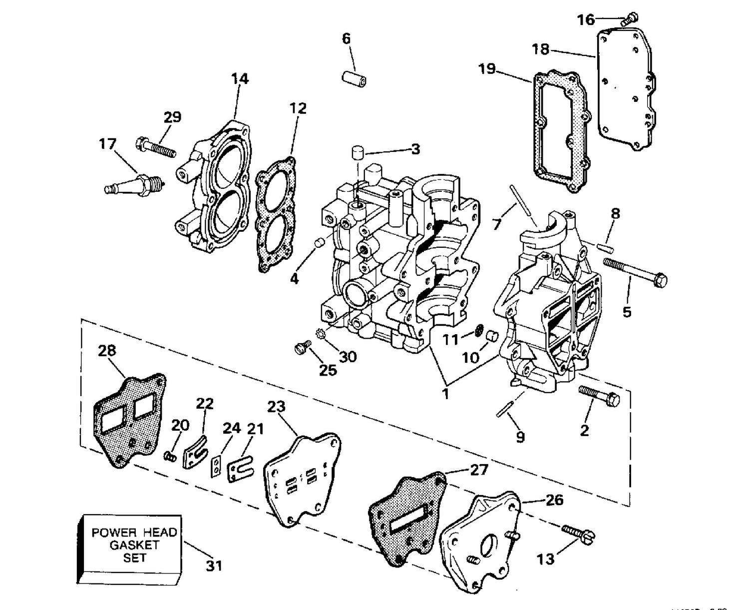 CYLINDER, CRANKCASE, & INTAKE MANIFOLD