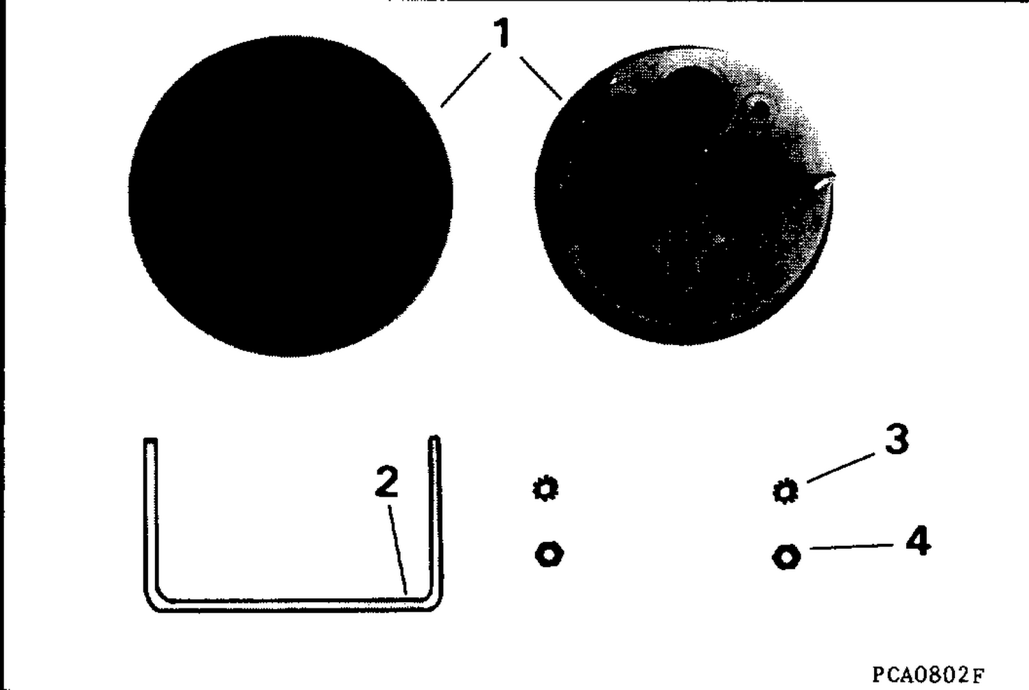 BEZEL ASSEMBLY - HOLE PLUG - 3 IN. GAUGE