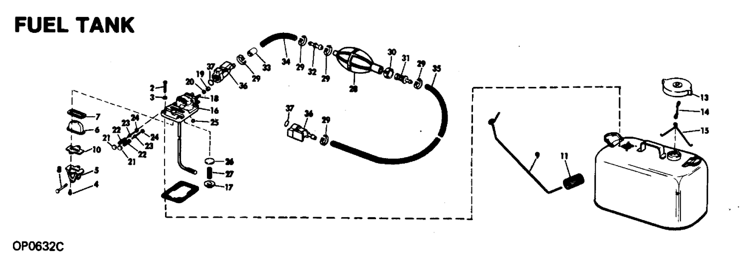 FUEL TANK WITH GUAGE