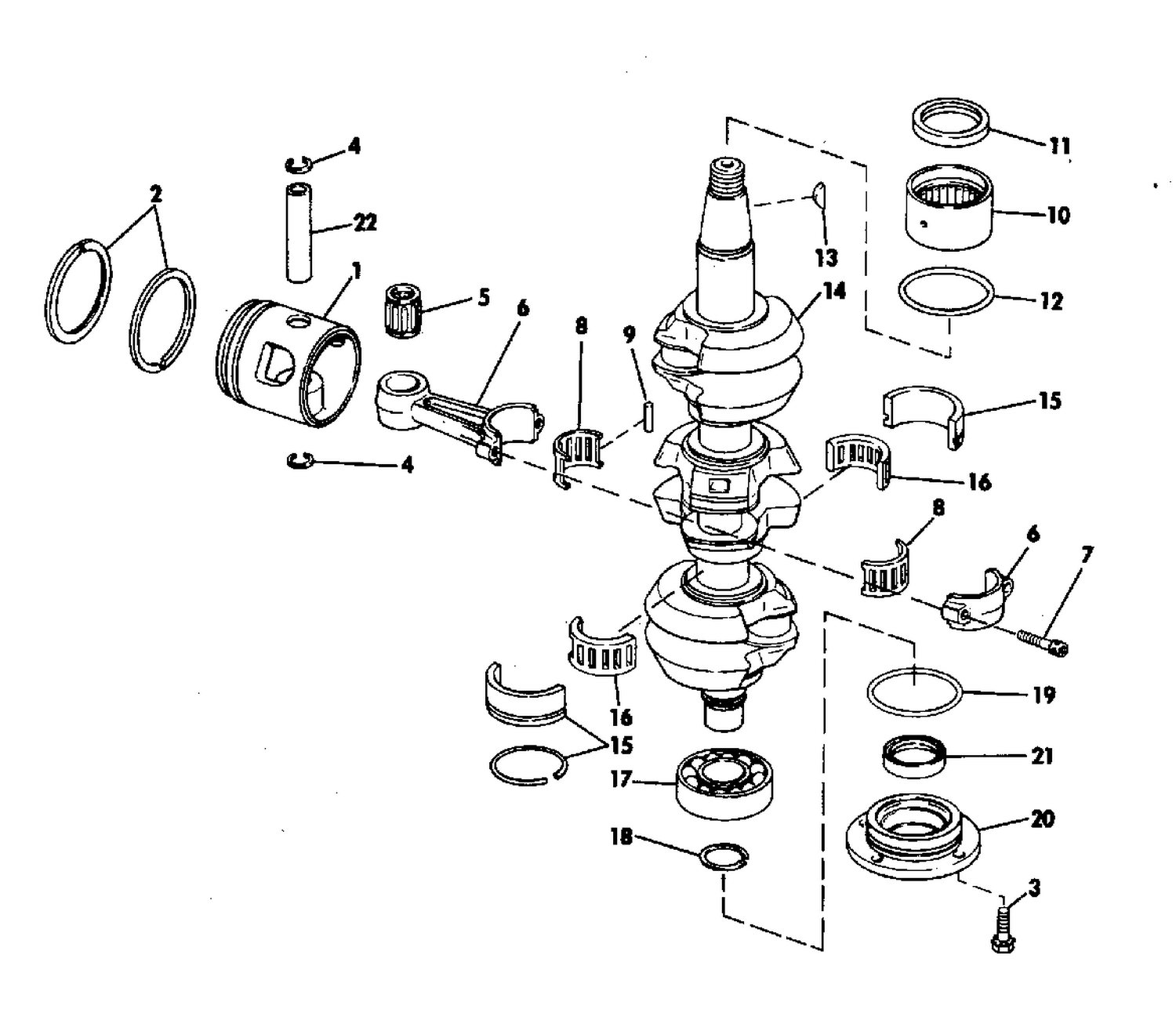 CRANKSHAFT & PISTON