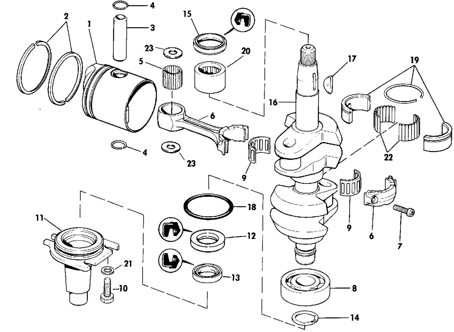 CRANKSHAFT & PISTON