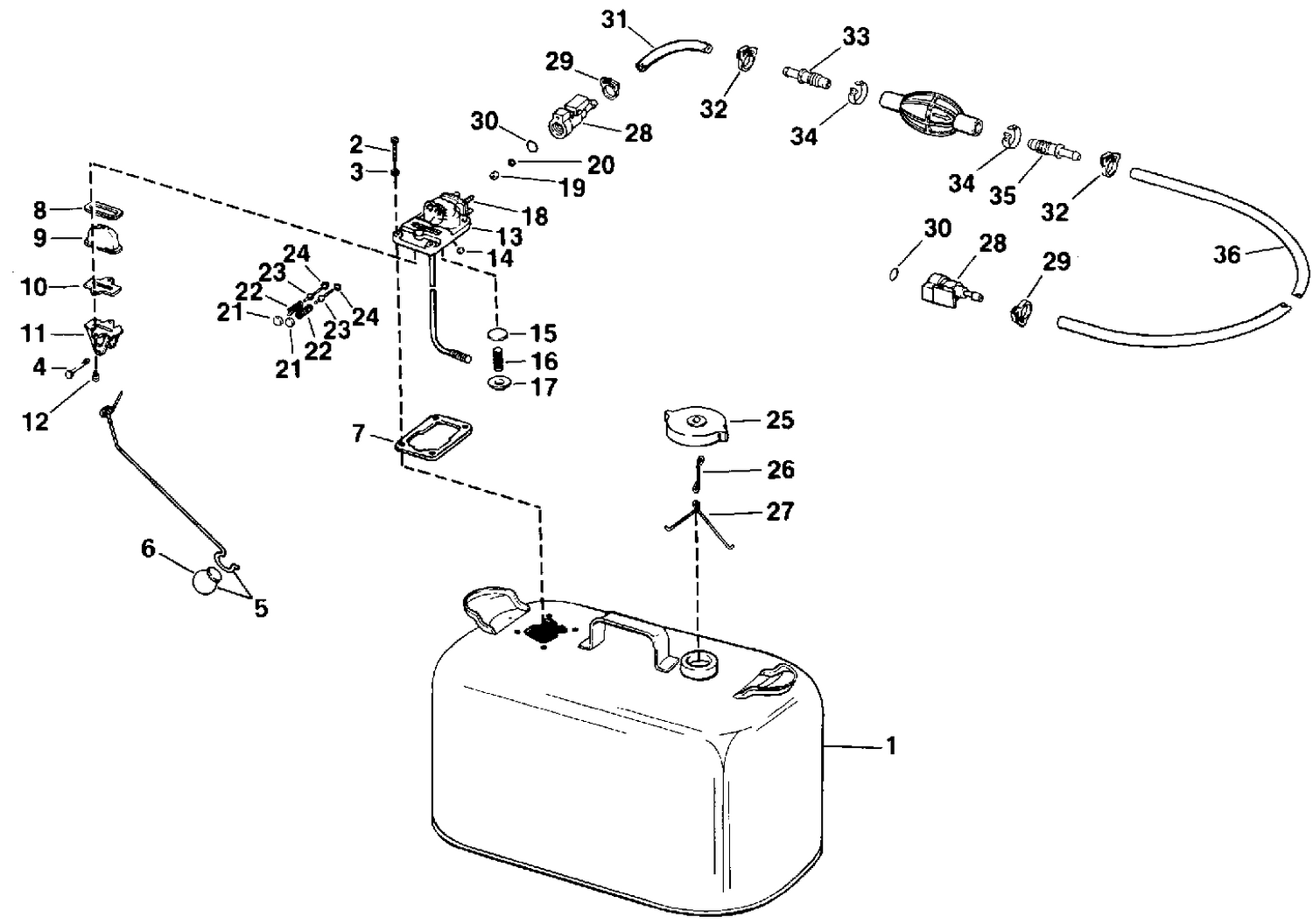 FUEL TANK WITH GAUGE