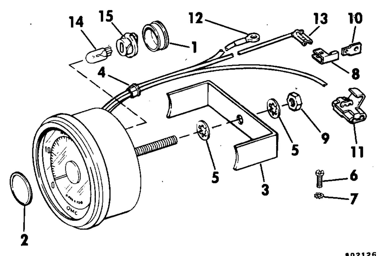 TACHOMETER KIT - RING BEZEL