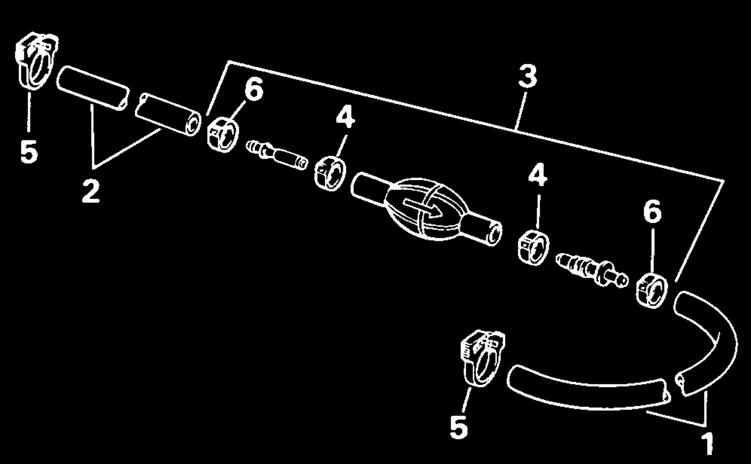 PRIMER BULB & HOSE -- 3/8 IN. I.D. HOSE