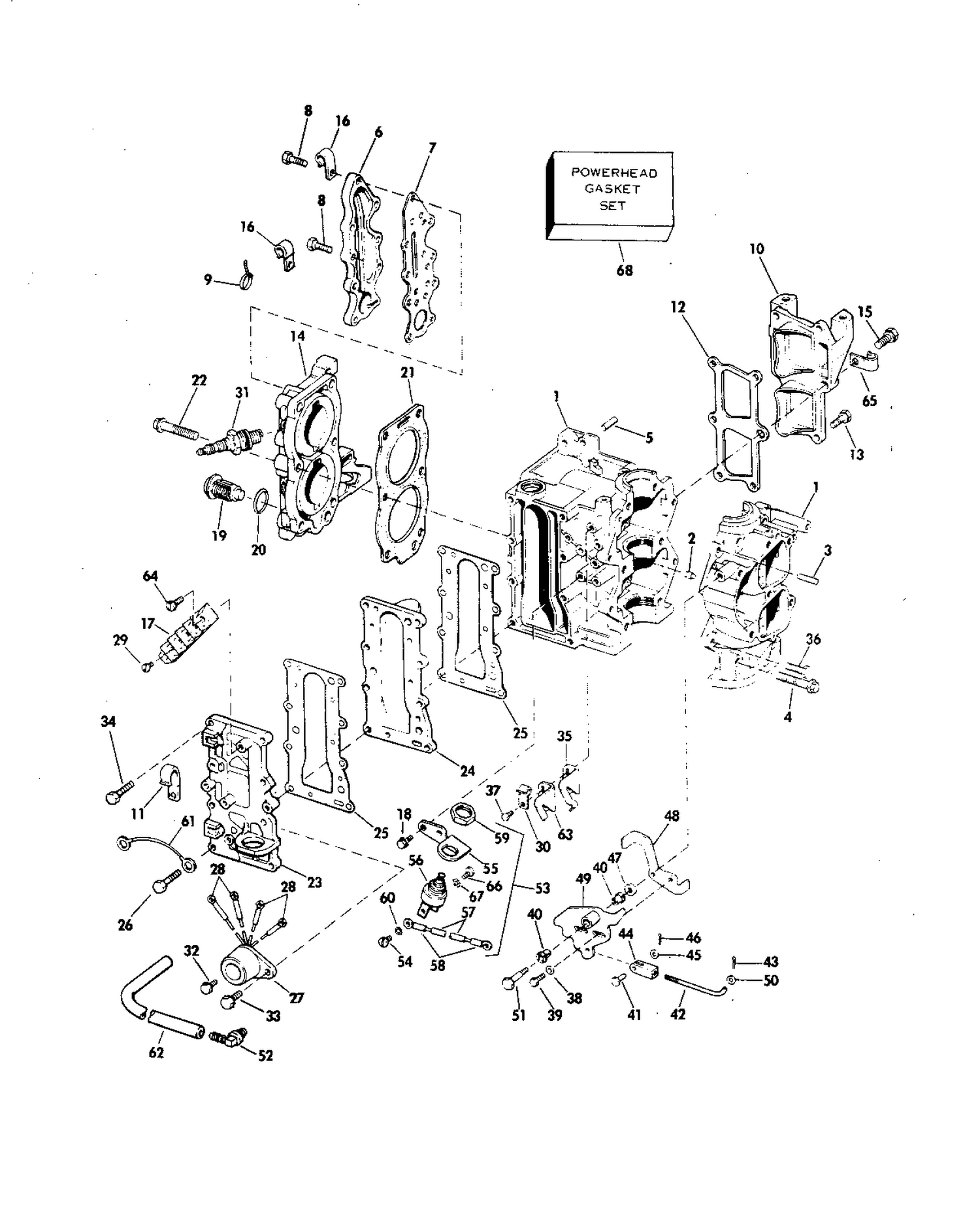 CYLINDER AND CRANKCASE