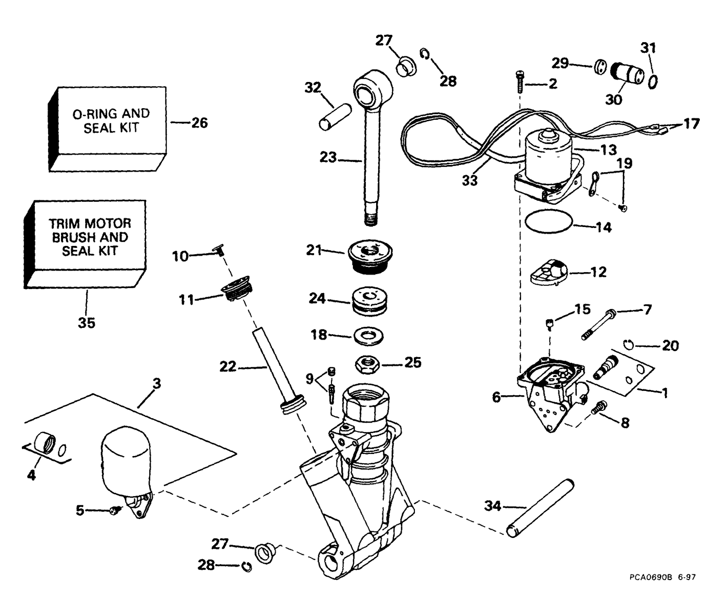 POWER TRIM/TILT HYDRAULIC ASSEMBLY
