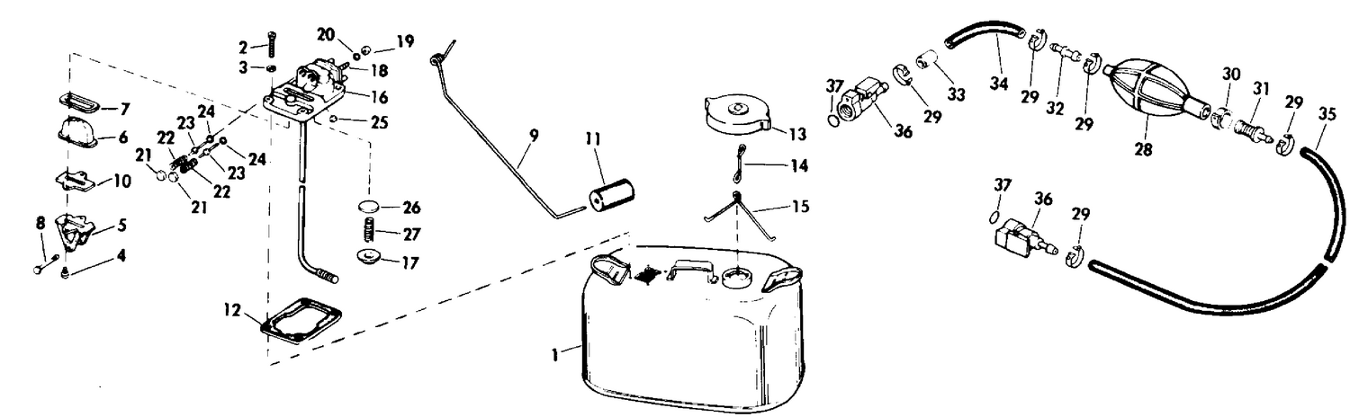 FUEL TANK WITH GAUGE
