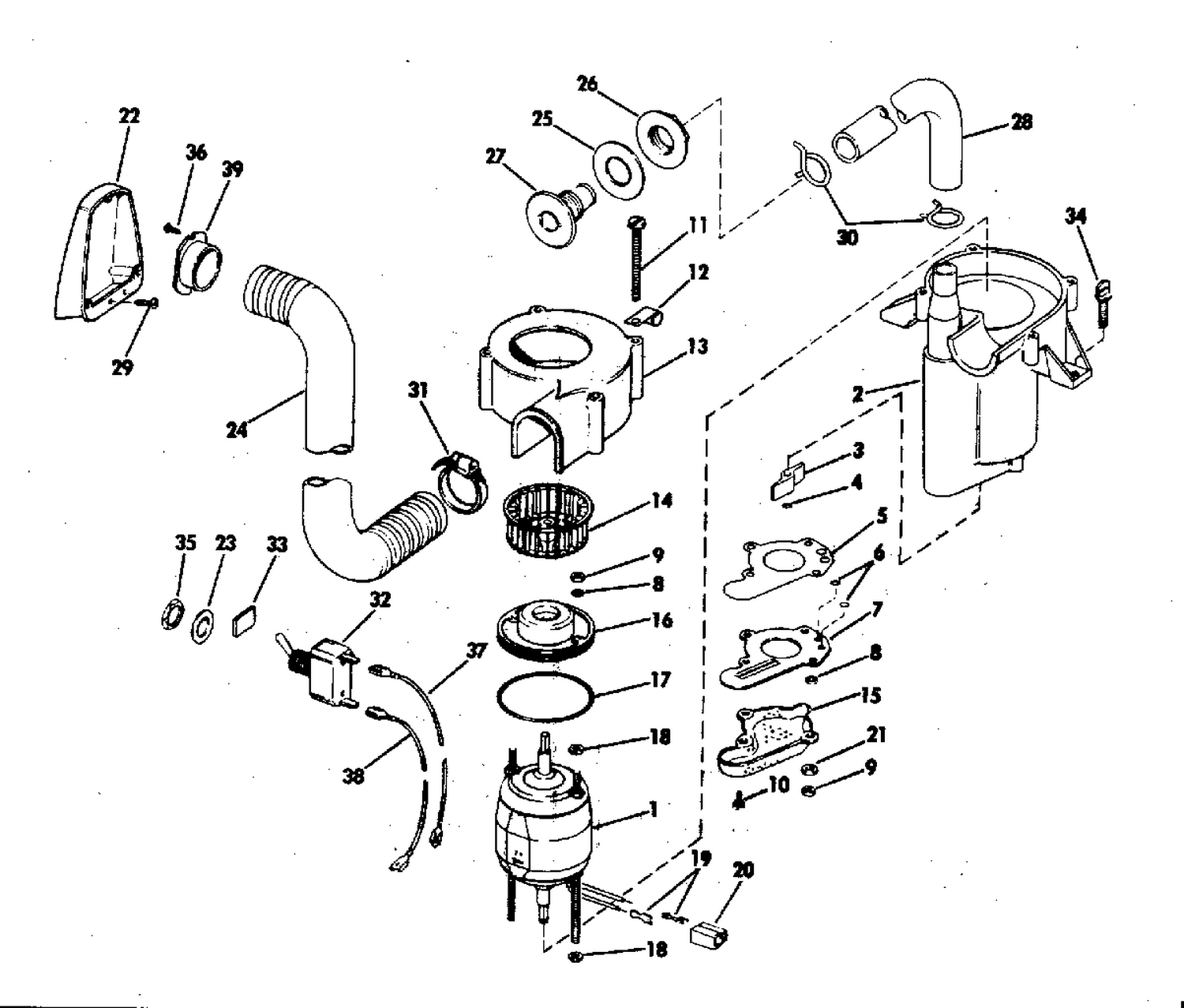 BILGE PUMP & BLOWER KIT OPTIONAL ITEM - ALL MODELS