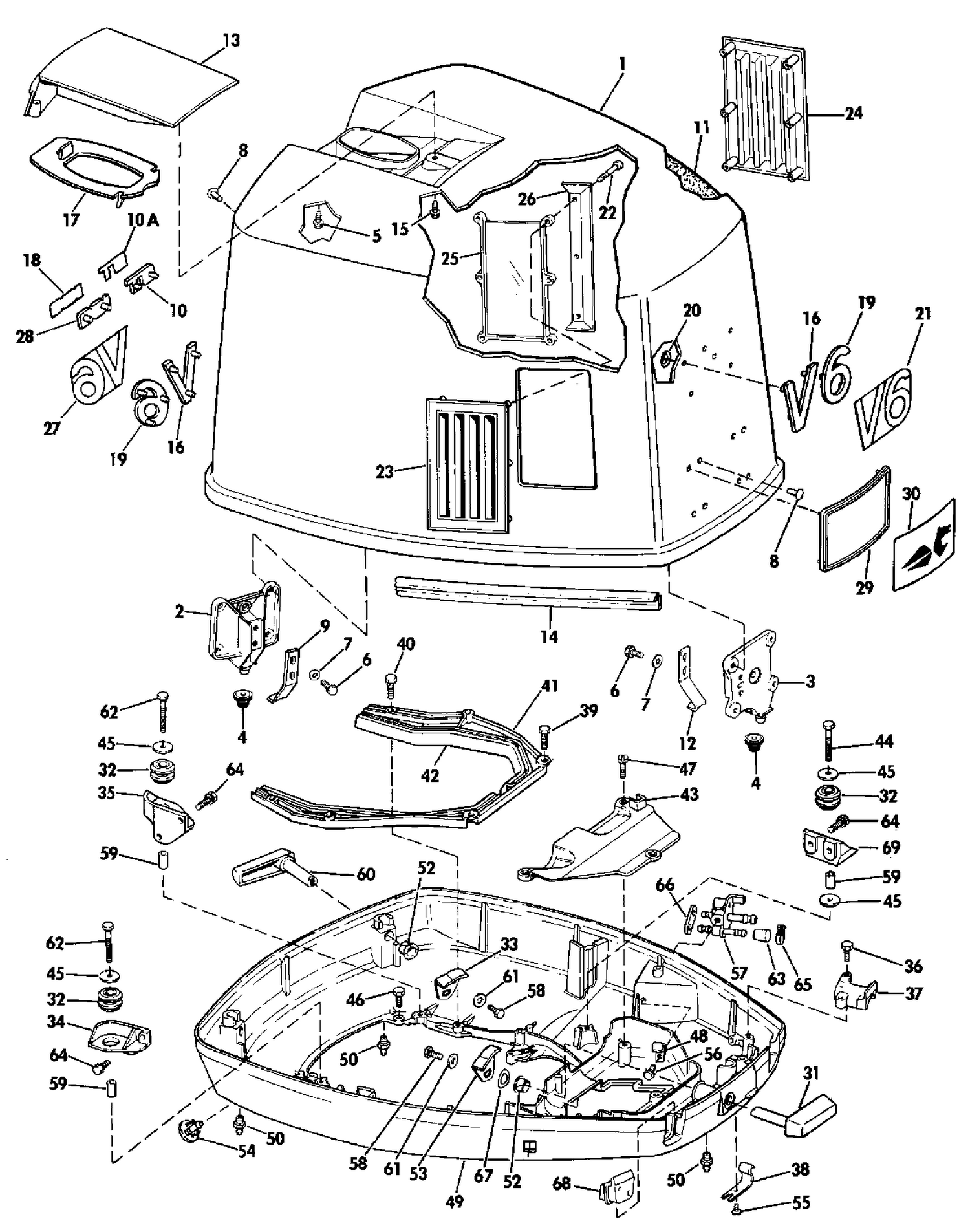 ENGINE COVER - JOHNSON